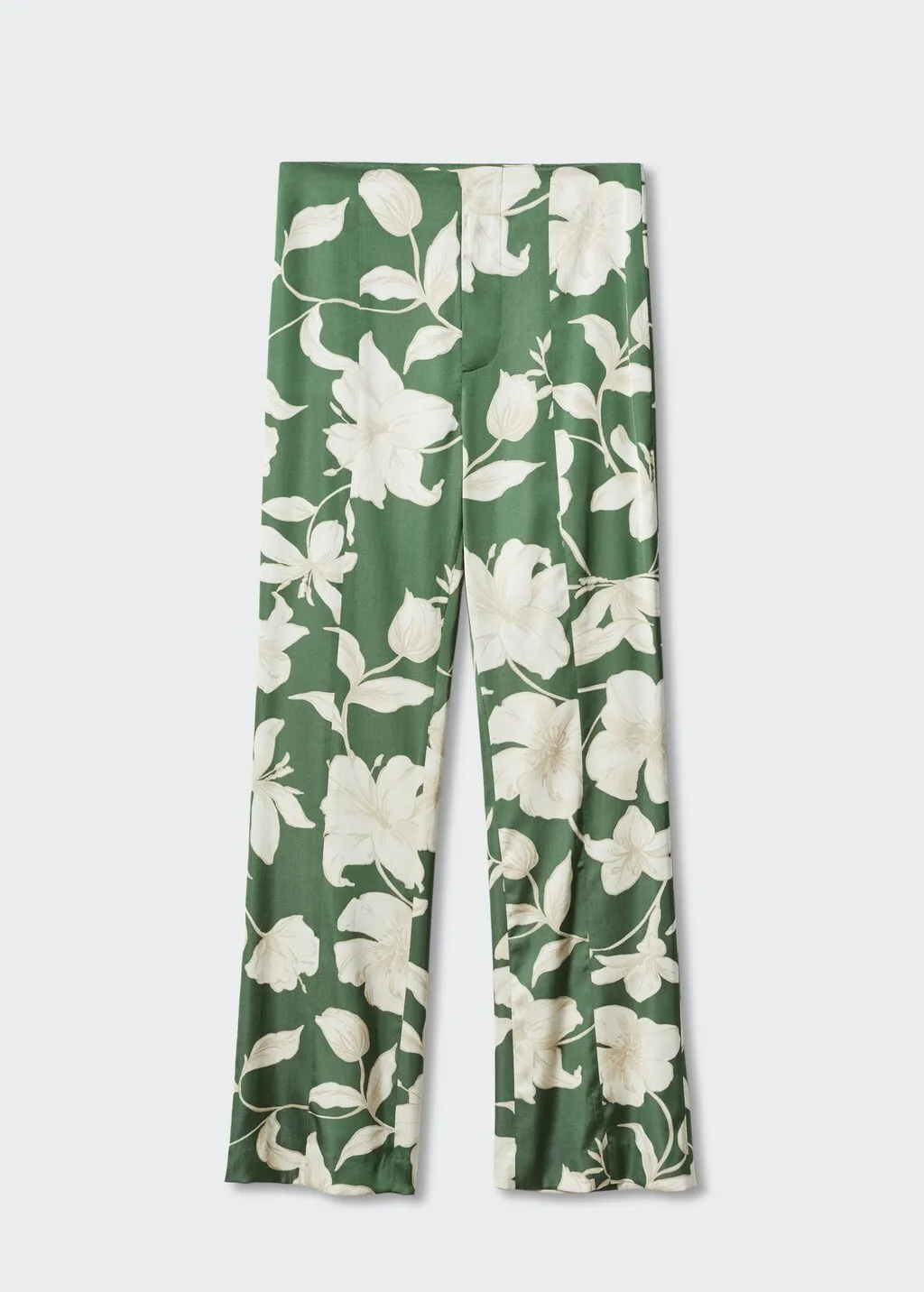 Pantaloni scampanati stampa floreale
