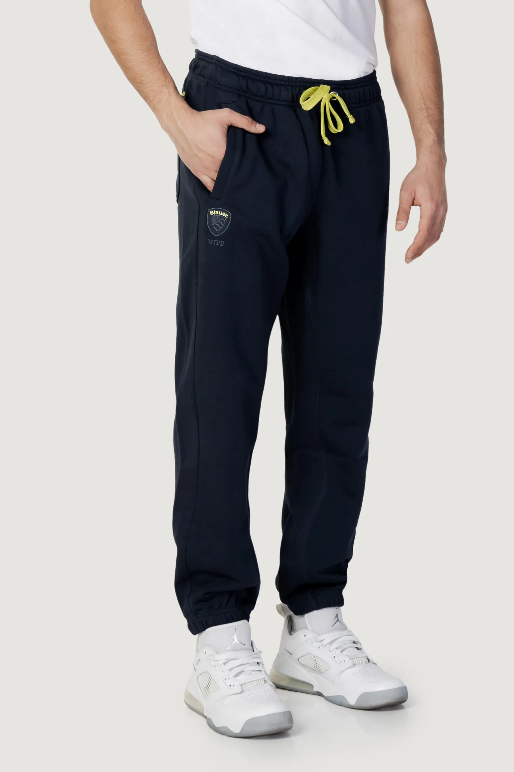 Pantaloni sportivi Blauer. logo Blu