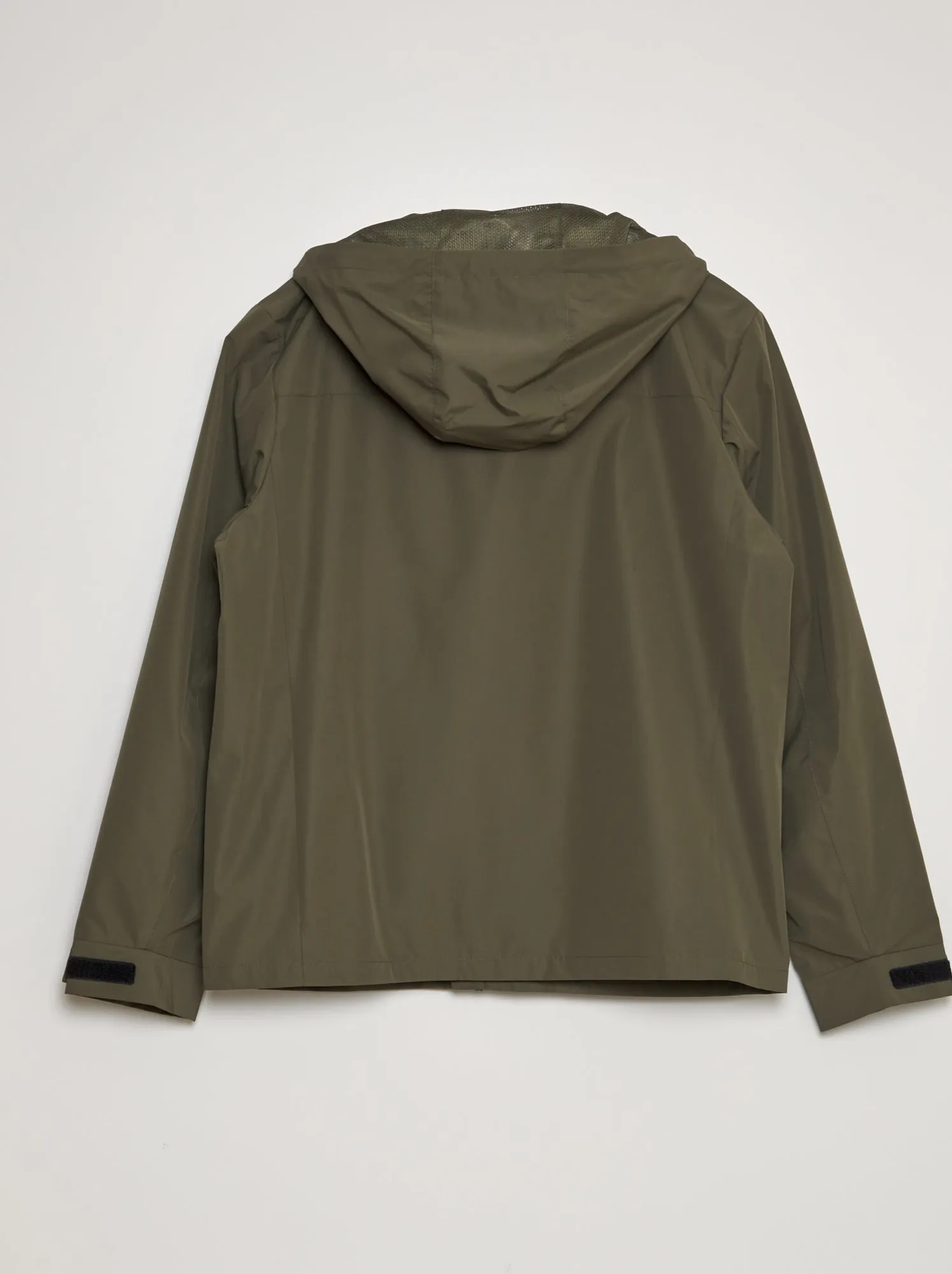 Parka corto e leggero con cappuccio - KAKI