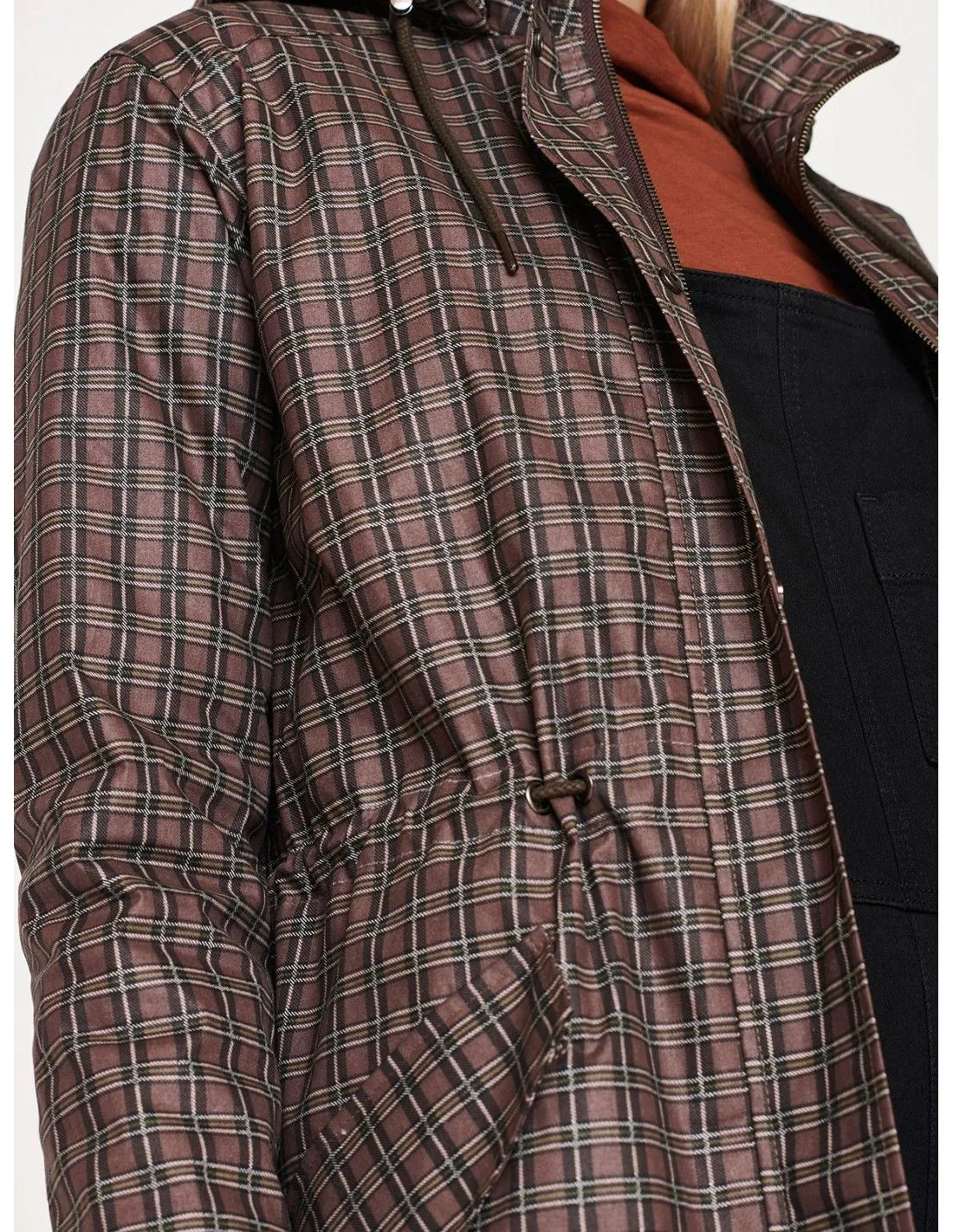 PARKA IMPERMEABILE IN COTONE BIOLOGICO "KAITLYN"