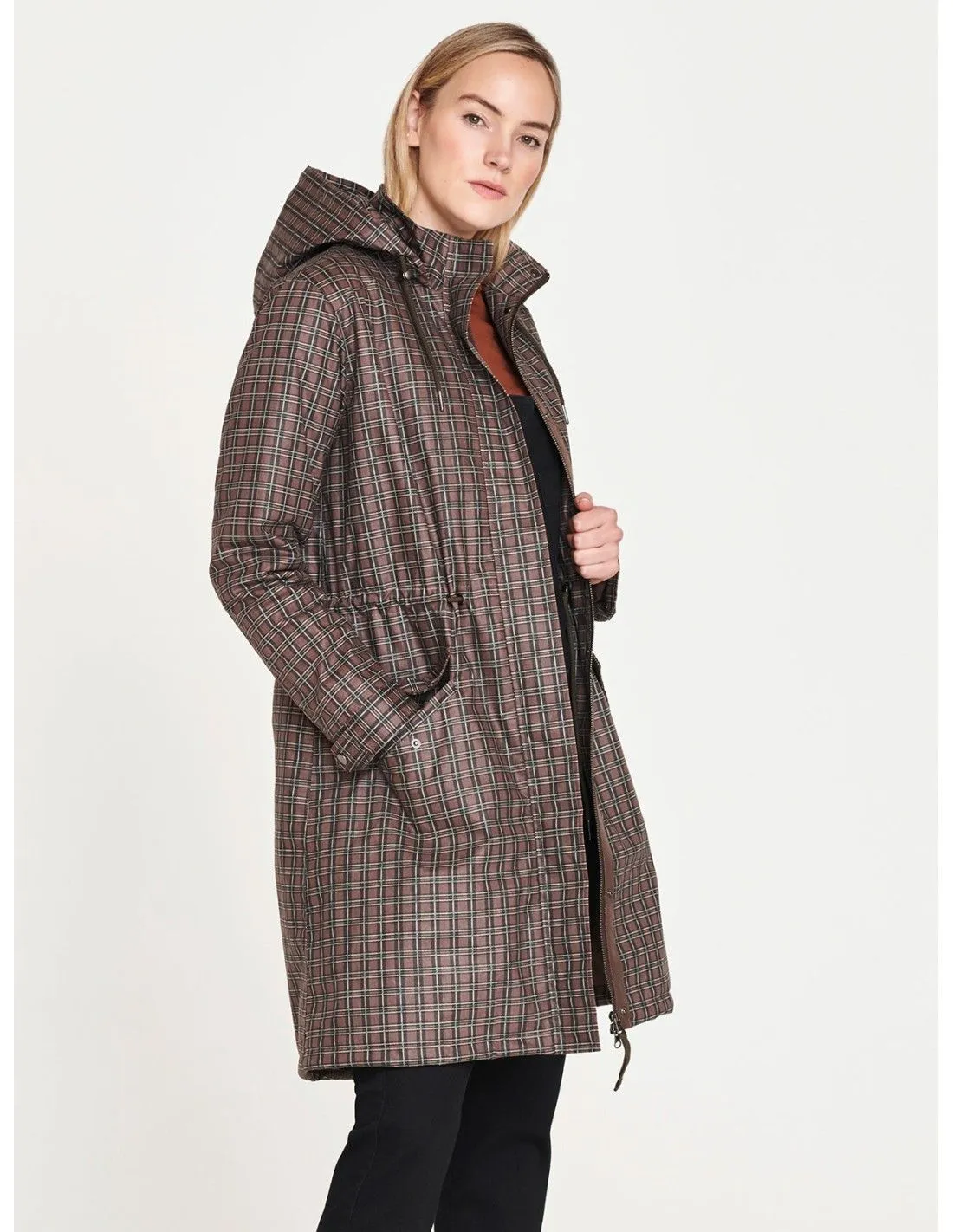 PARKA IMPERMEABILE IN COTONE BIOLOGICO "KAITLYN"