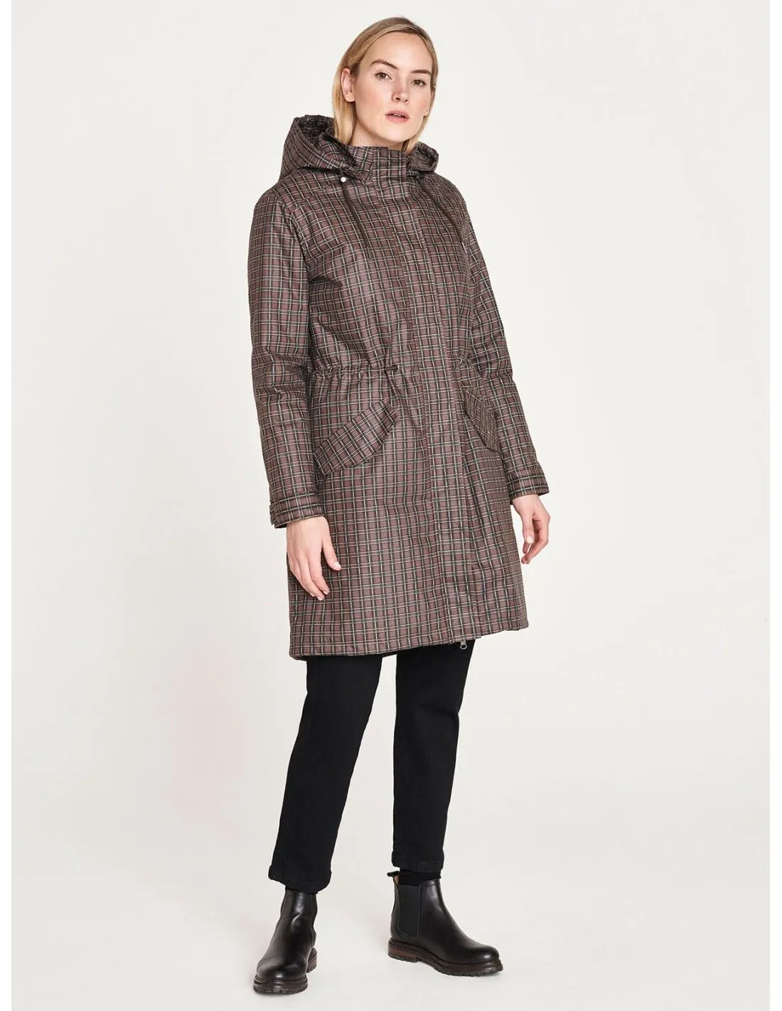 PARKA IMPERMEABILE IN COTONE BIOLOGICO "KAITLYN"
