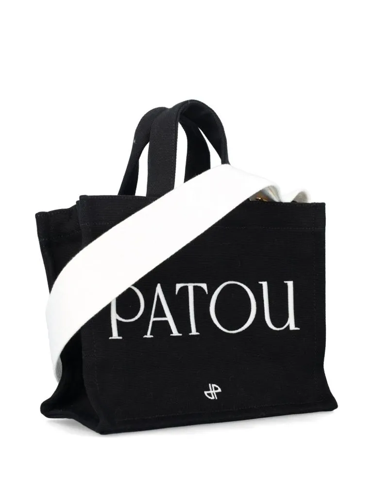 patou Borsa tote piccola con logo