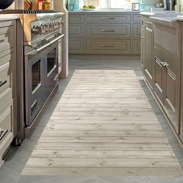 Pavimenti in rovere chiaro - ADESIVI MURALI