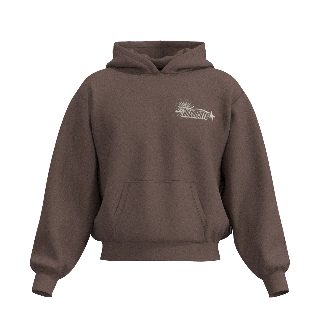 PERFECT HOODIE POLICOT WORLD LINE  CHOCO/CREM