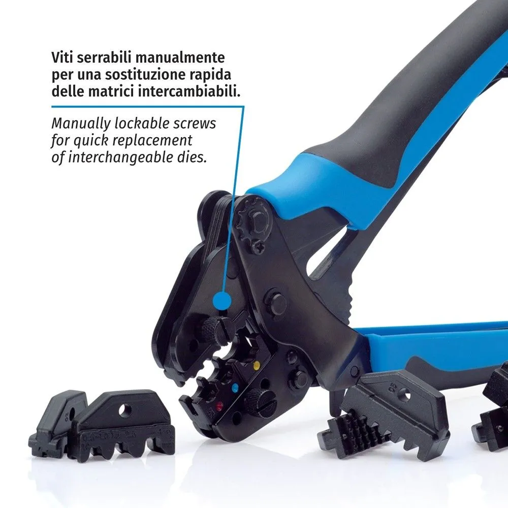 Pinza Aggraffatrice Crimpar + 5 Matrici Bm Group 53KPBF