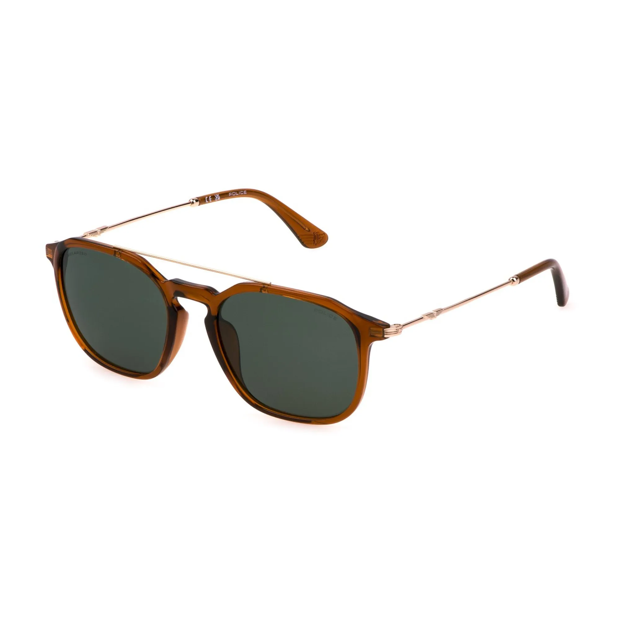   Police SPLL76 - D67P Marrone Chiaro | Occhiale Da Sole Uomo 