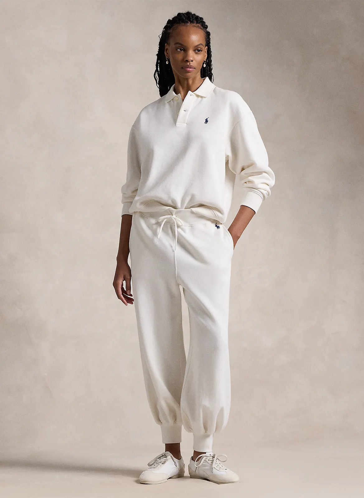  POLO RALPH LAUREN   Maglione oversize in misto cotone | Bianco