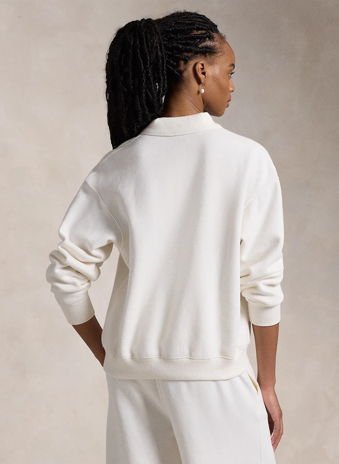  POLO RALPH LAUREN   Maglione oversize in misto cotone | Bianco