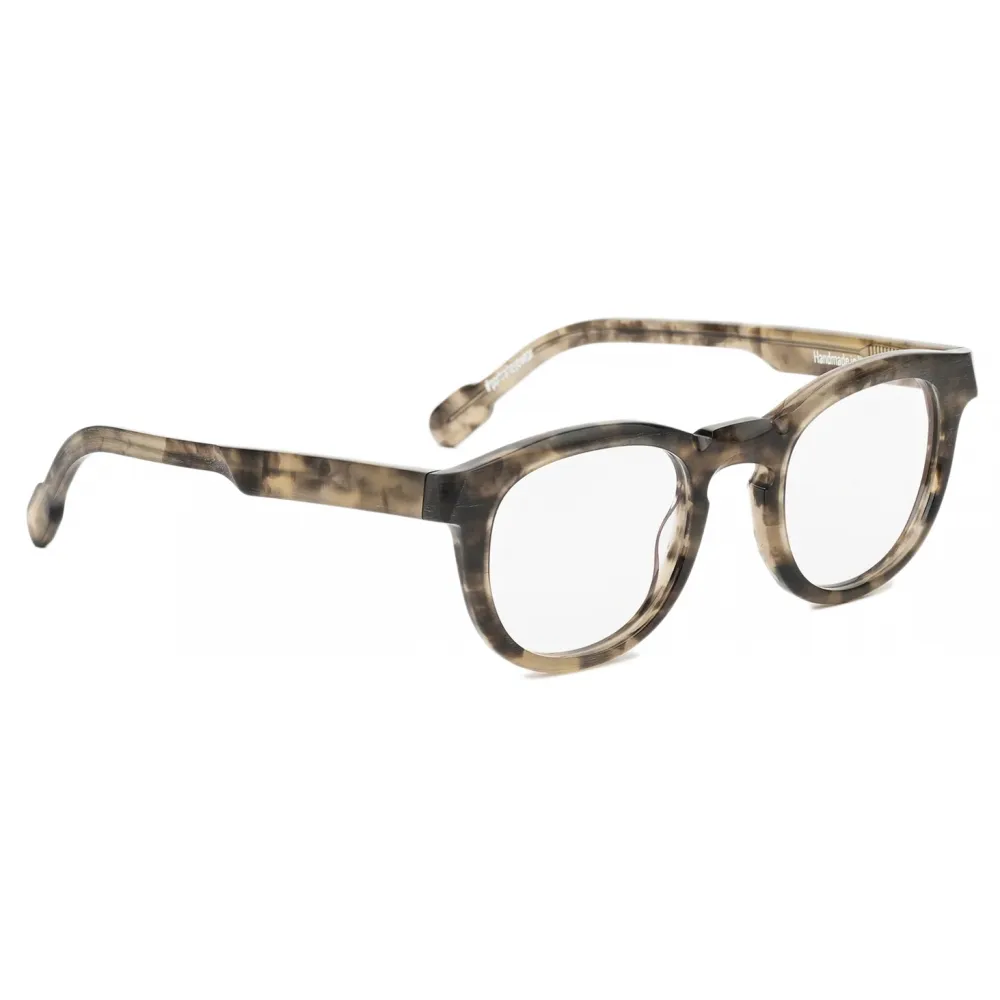 Portrait Eyewear - The Mentor Tartaruga Grigia - Occhiali da Vista - Realizzati a Mano in Italia
