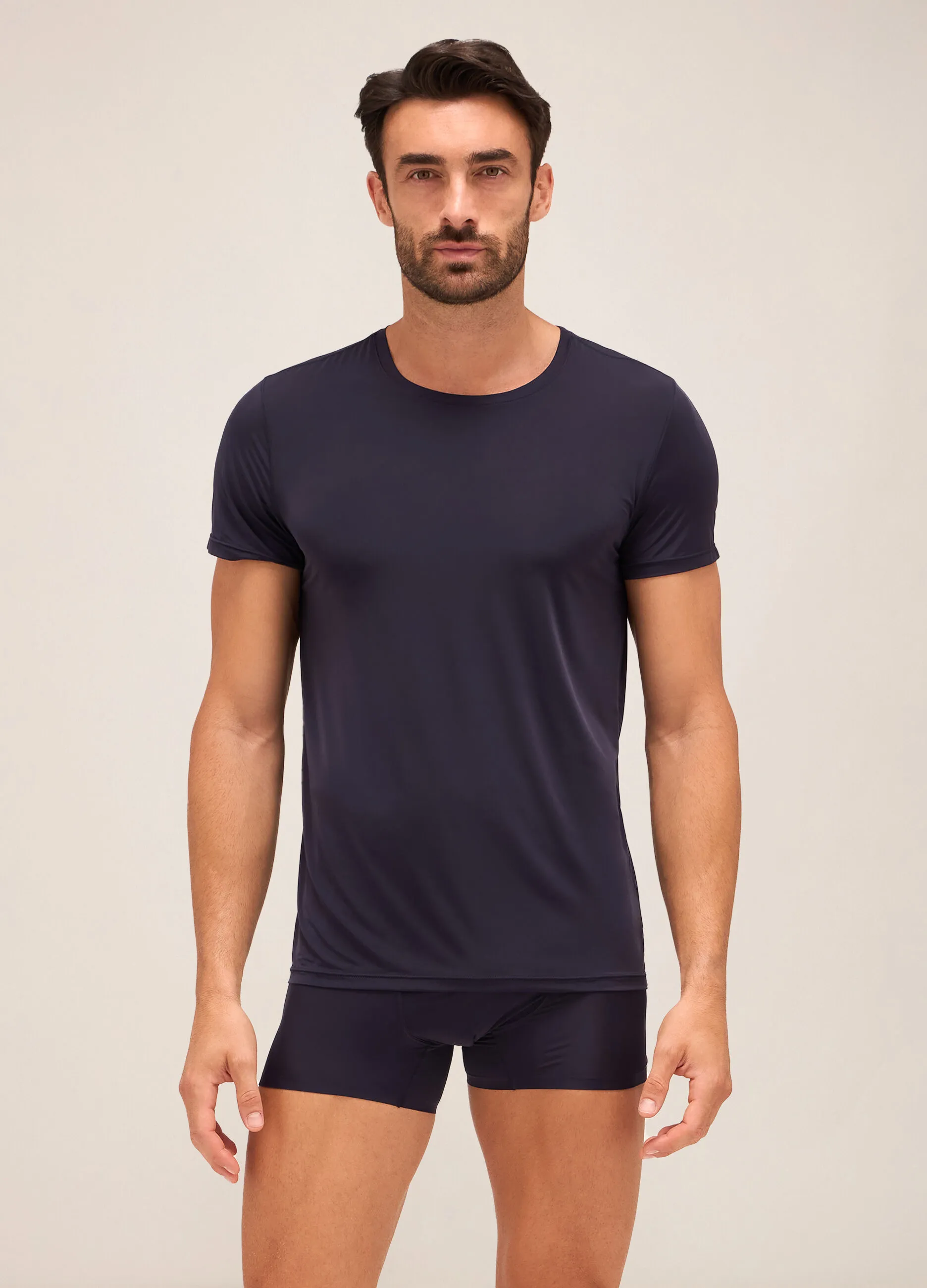 PRIVACY  T-shirt intima in tessuto stretch uomo