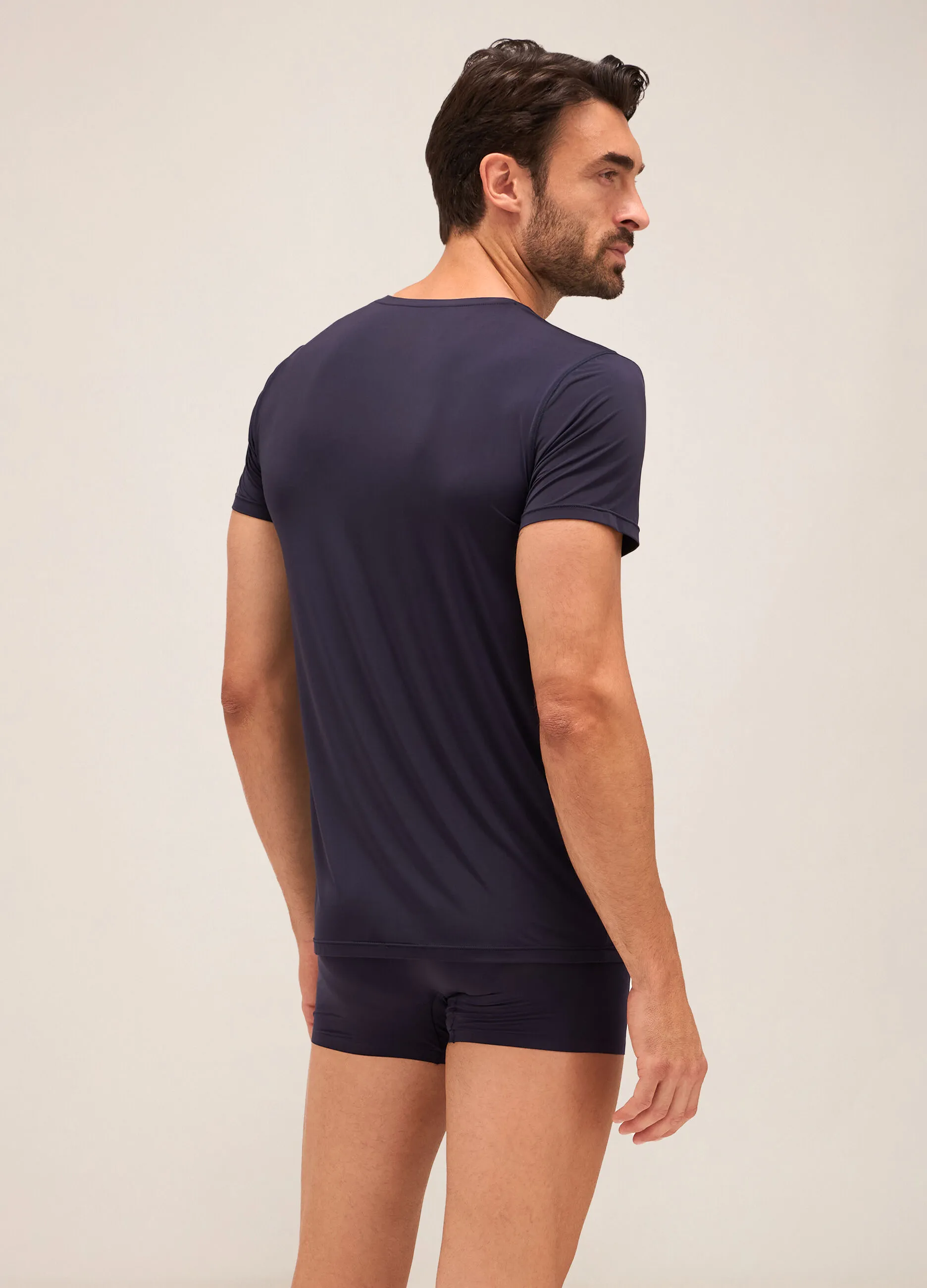 PRIVACY  T-shirt intima in tessuto stretch uomo