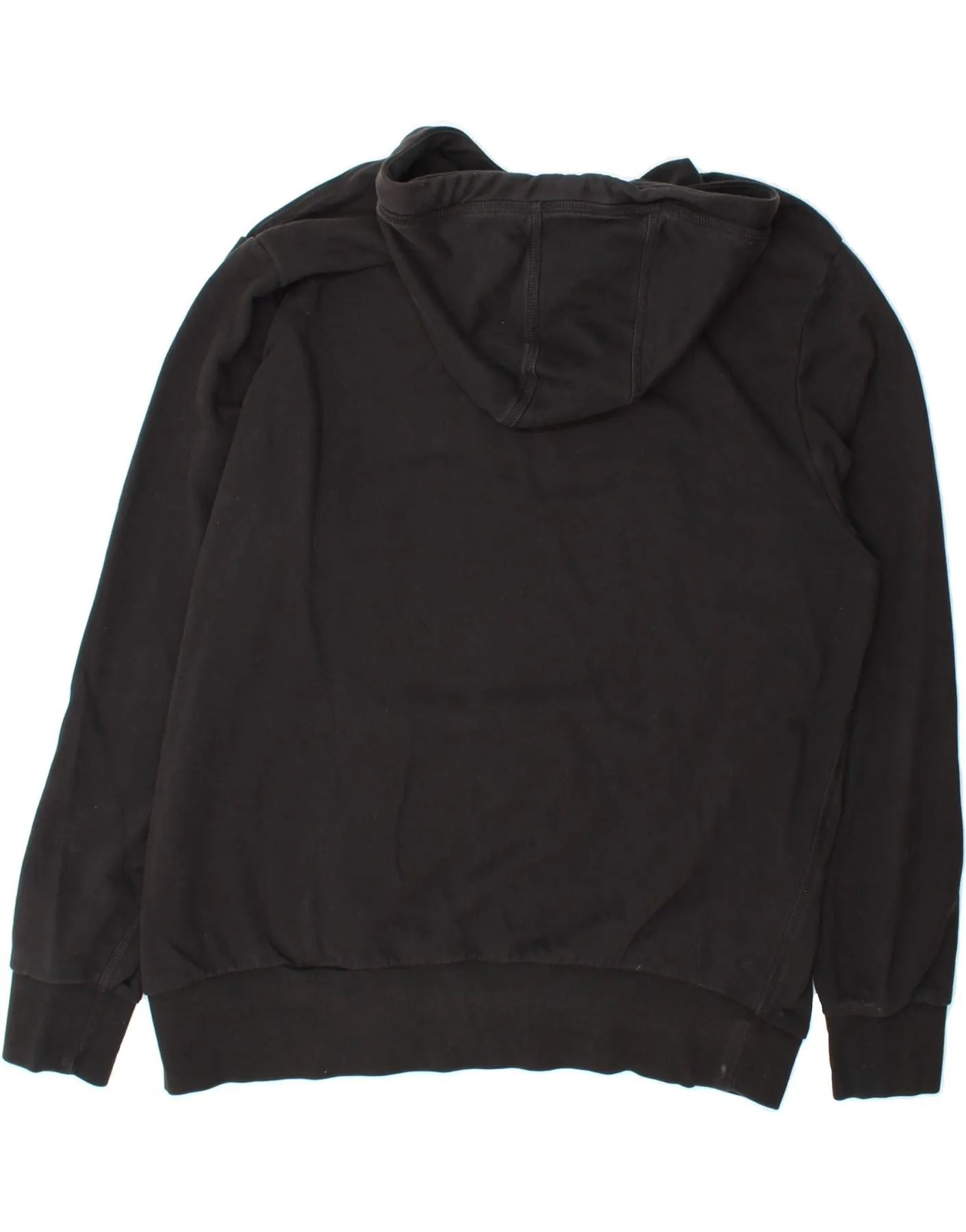 PUMA Mens Graphic Hoodie Jumper 2XL Black Cotton