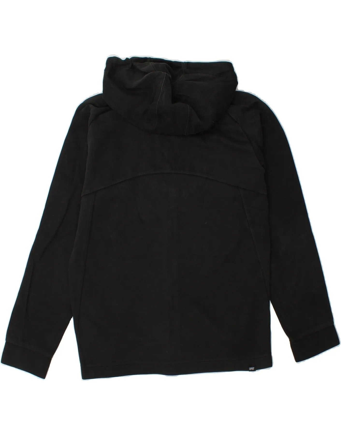 PUMA Mens Zip Hoodie Sweater Small Black Cotton