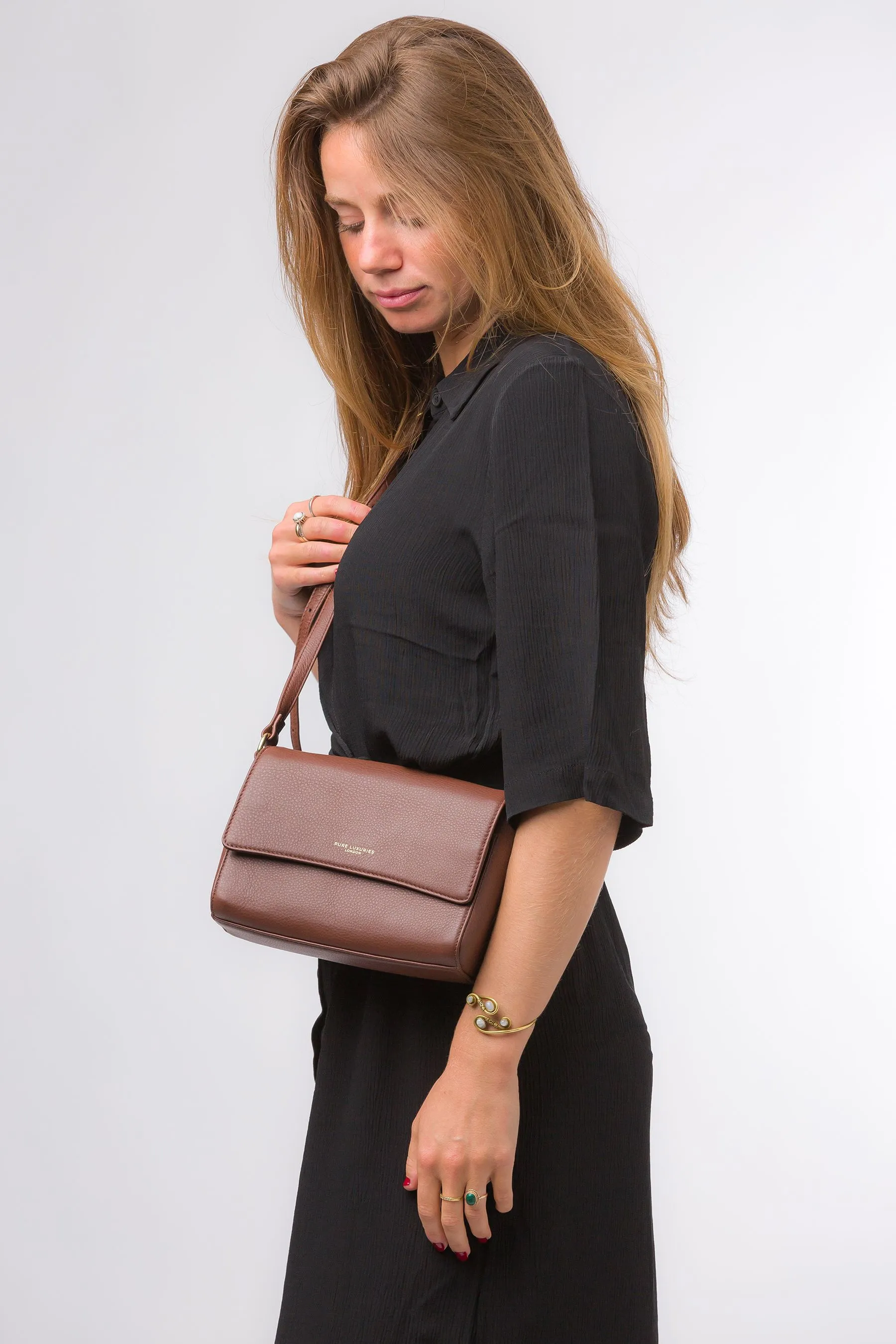Pure Luxuries London - Charlotte - Borsa a tracolla in pelle nappa