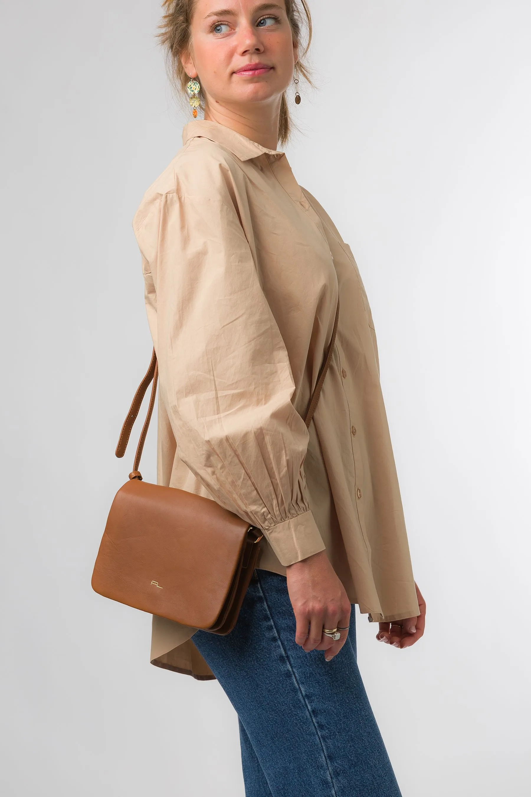 Pure Luxuries London - Ella - Borsa a tracolla in pelle nappa