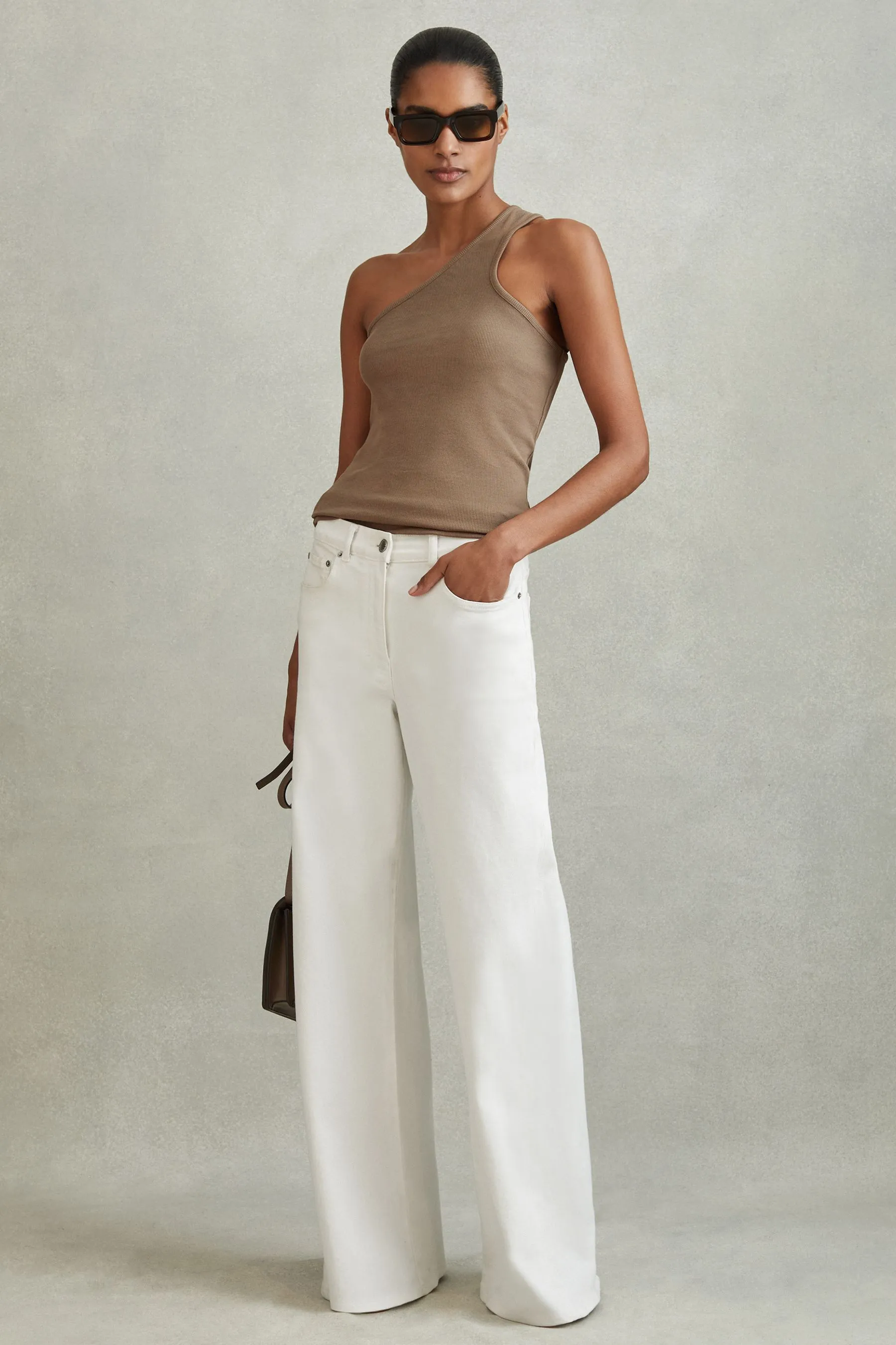 Reiss Ria - Top monospalla Blend in cotone    