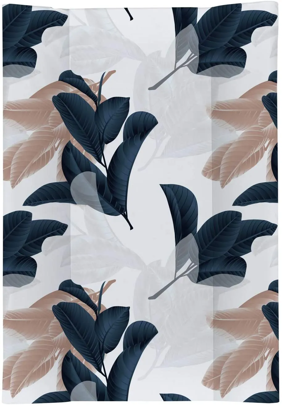 Rotho Babydesign Materassino Fasciatoio, Da 0 mesi, Modern Elephants, Bella Bambina, Bianco/Grigio, 50 x 70 cm, 20099 0001 CG