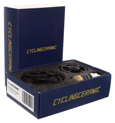 Ruote pulegge oversize in ceramica da ciclismo 14/19T nere