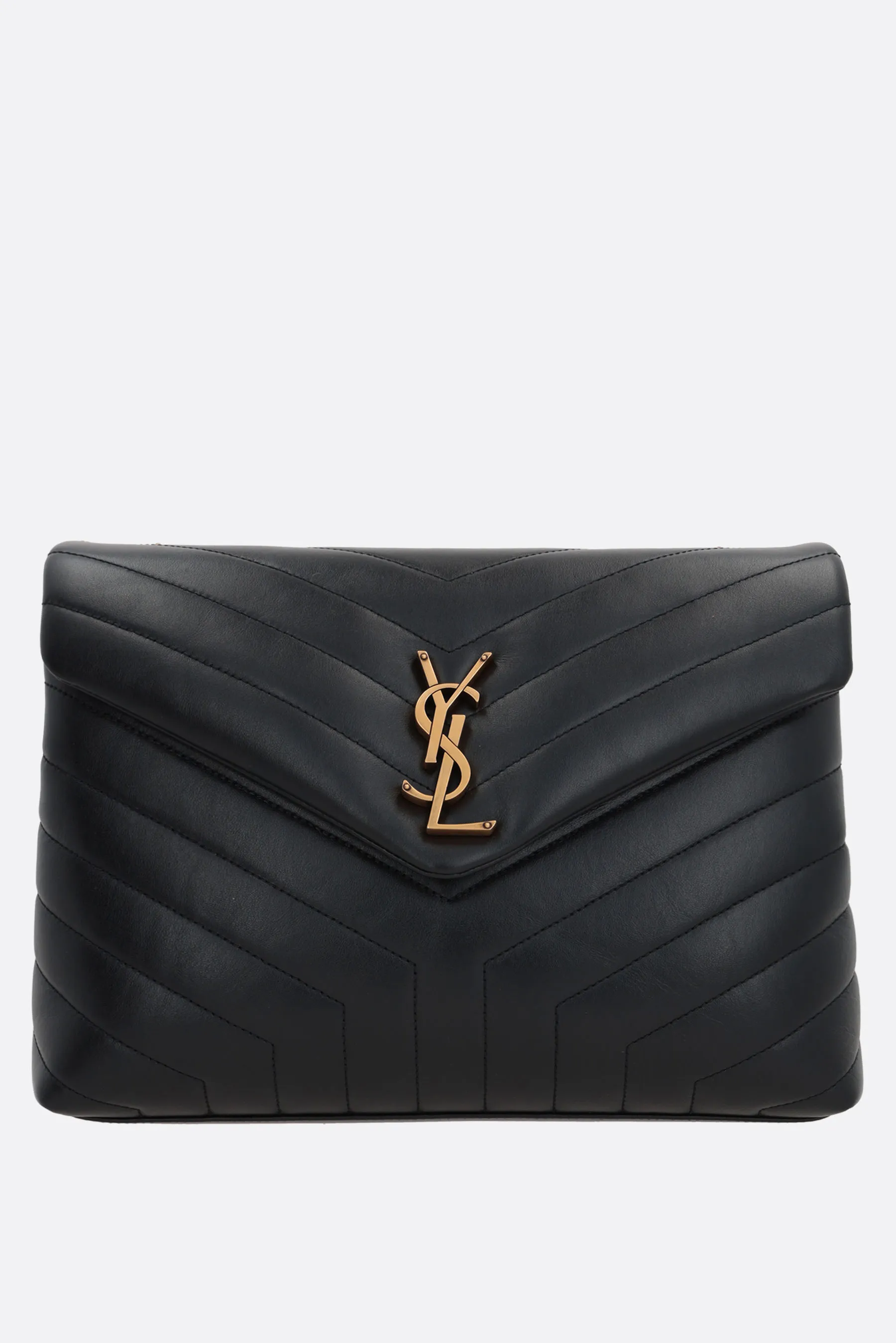  SAINT LAURENT borsa a spalla Loulou media in pelle matelassé 