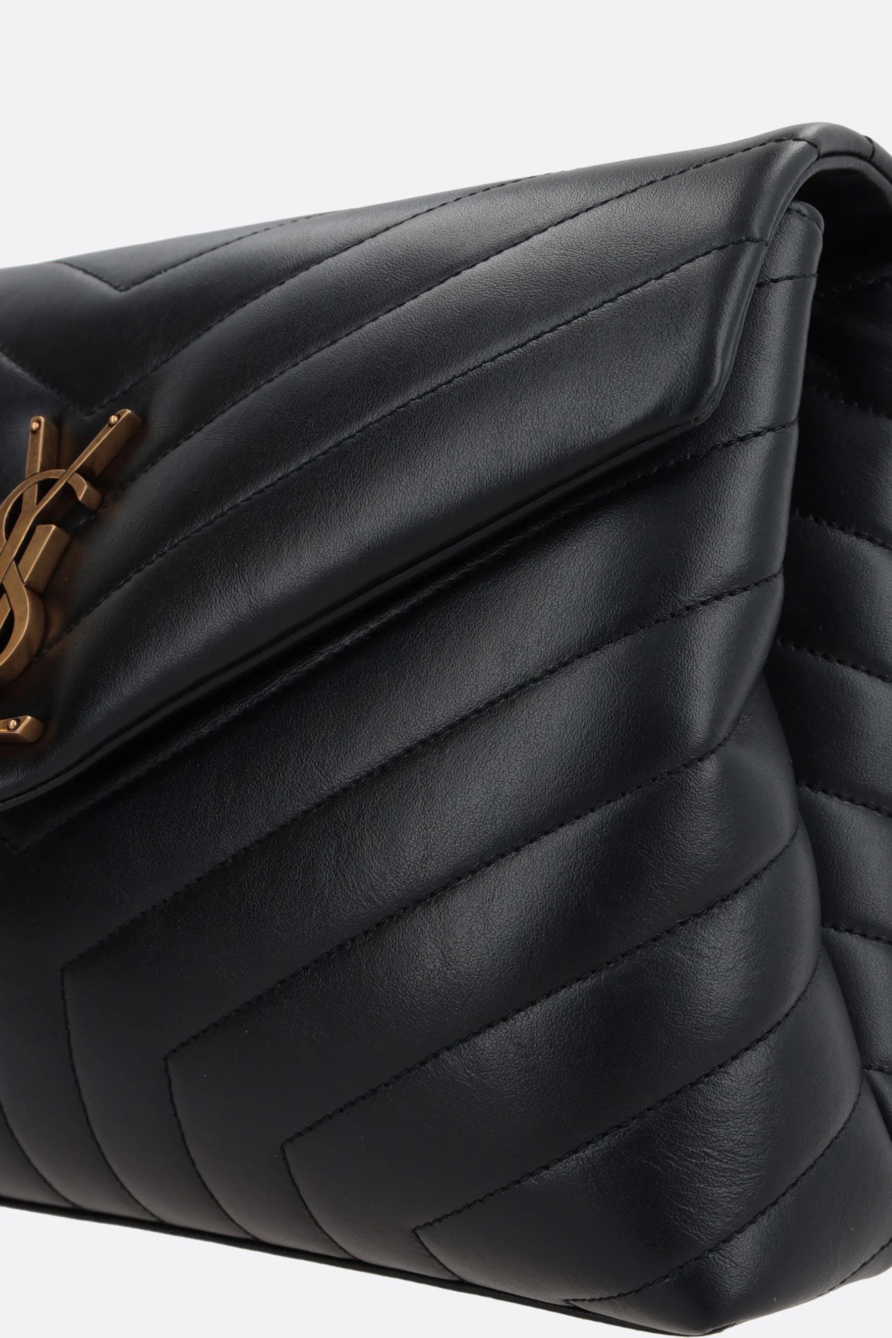  SAINT LAURENT borsa a spalla Loulou media in pelle matelassé 