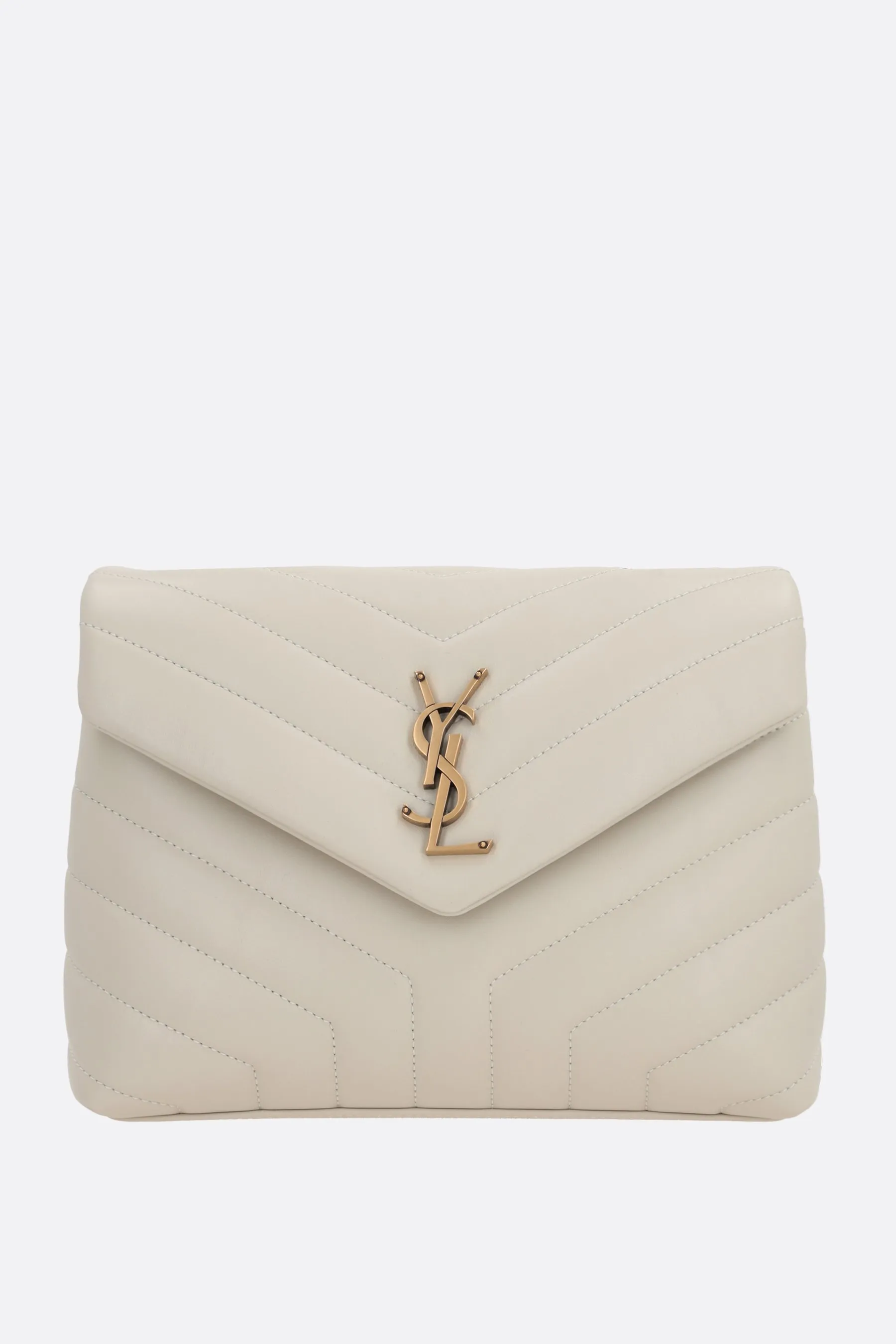  SAINT LAURENT borsa a spalla Loulou small in pelle matelassé 