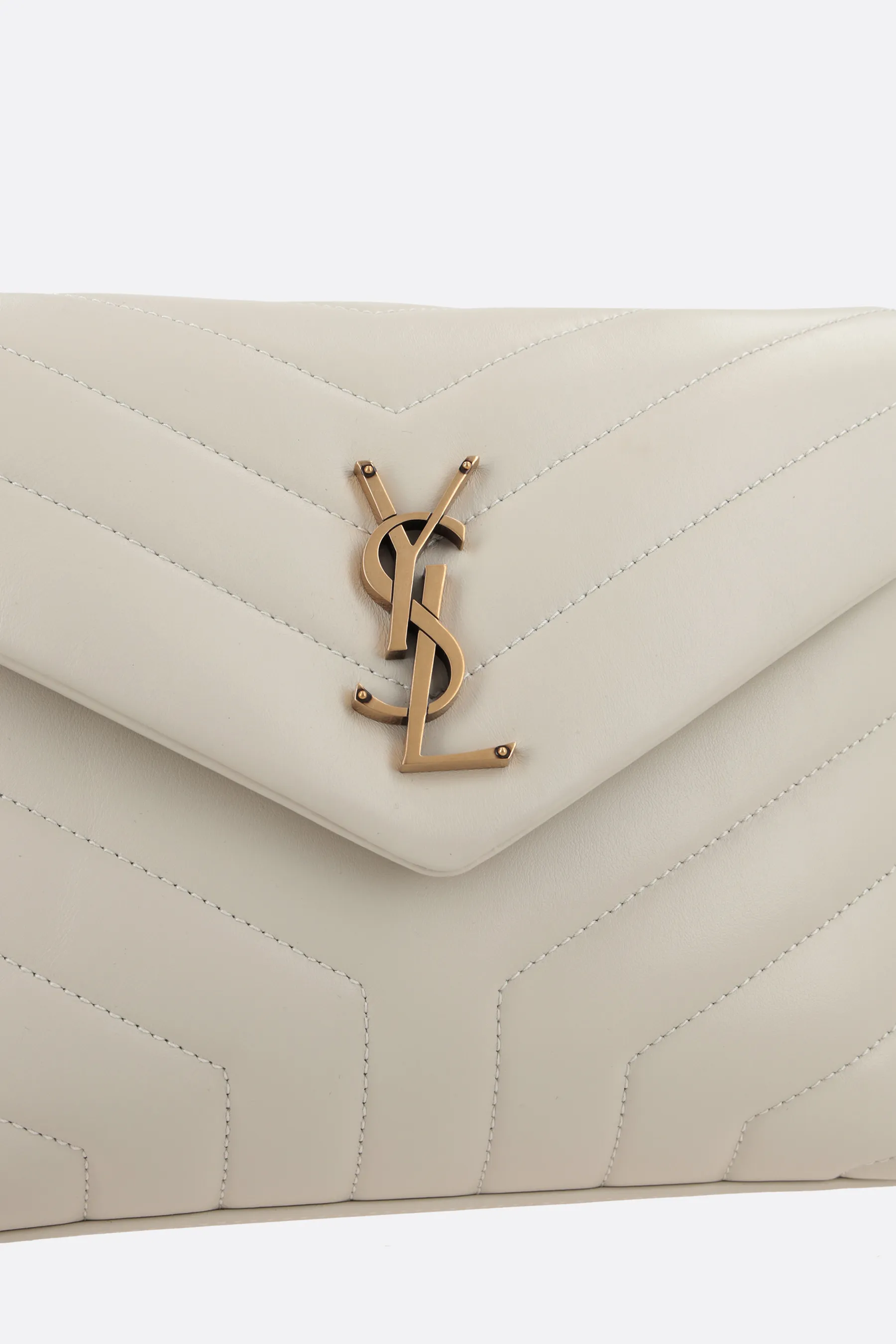  SAINT LAURENT borsa a spalla Loulou small in pelle matelassé 