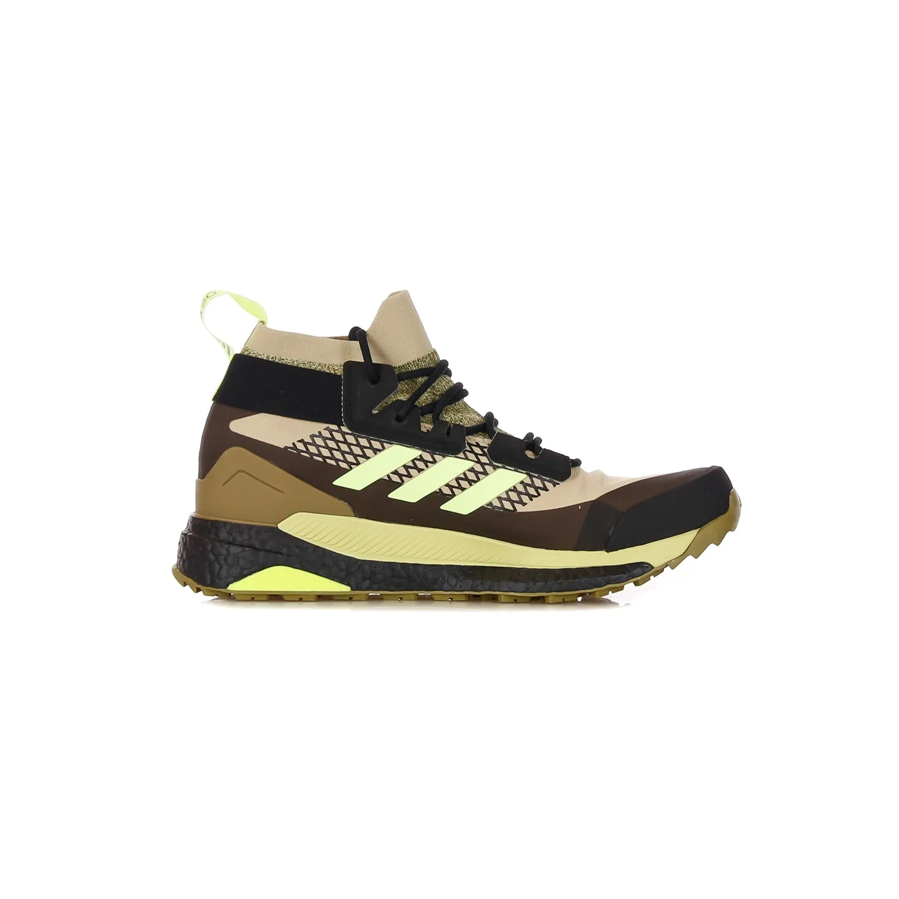 Scarpa Alta Uomo Terrex Free Hiker X Gore-tex Savanna/hi-res Yellow/core Black