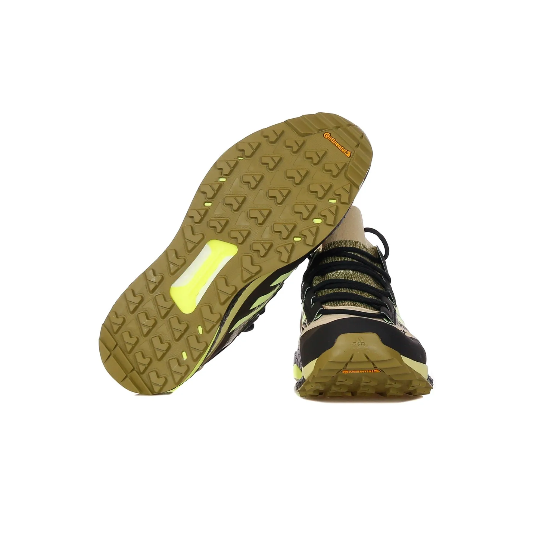 Scarpa Alta Uomo Terrex Free Hiker X Gore-tex Savanna/hi-res Yellow/core Black