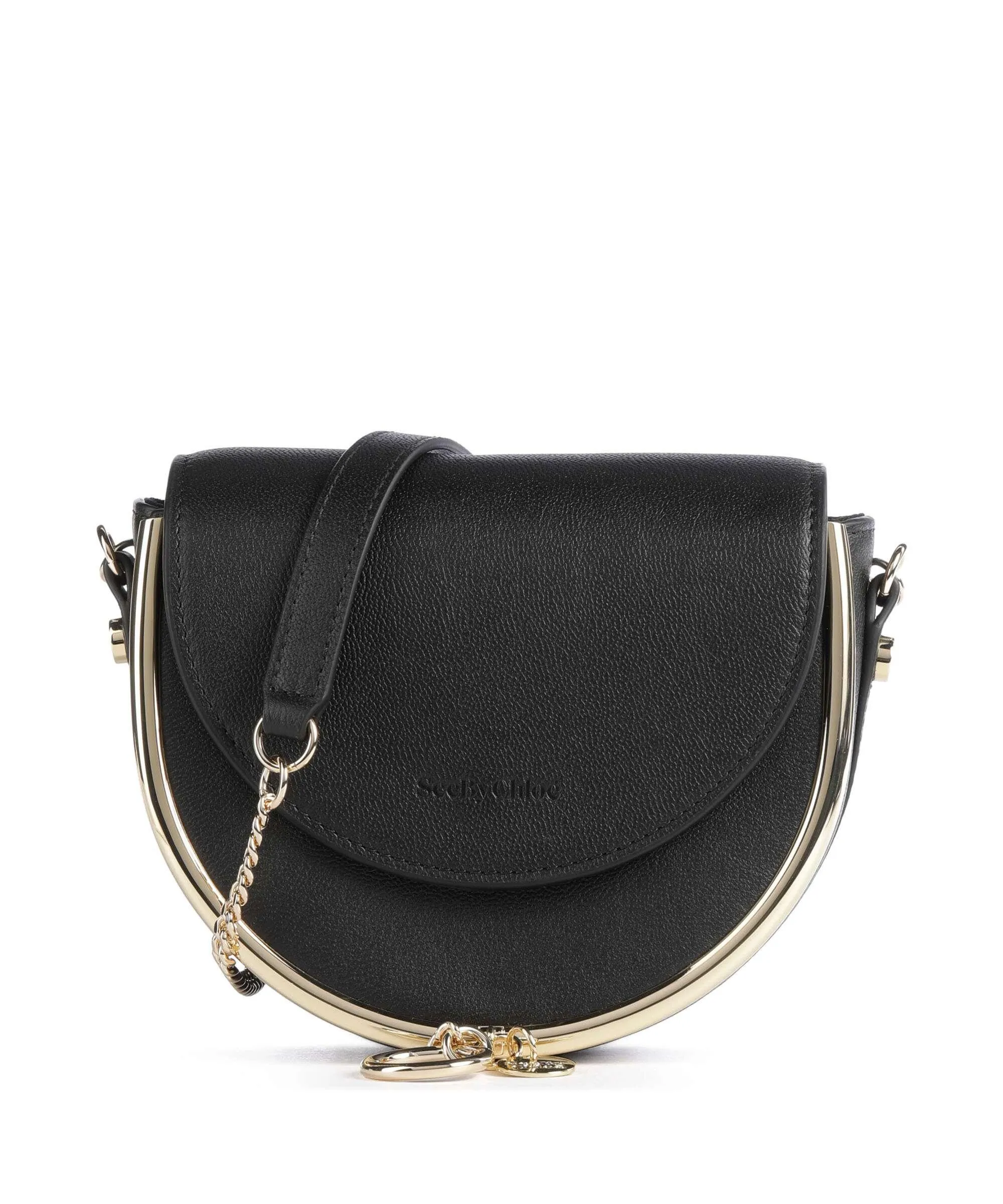  See by Chloé Mara Borsa a tracolla pelle di vacchetta finemente grana nero  