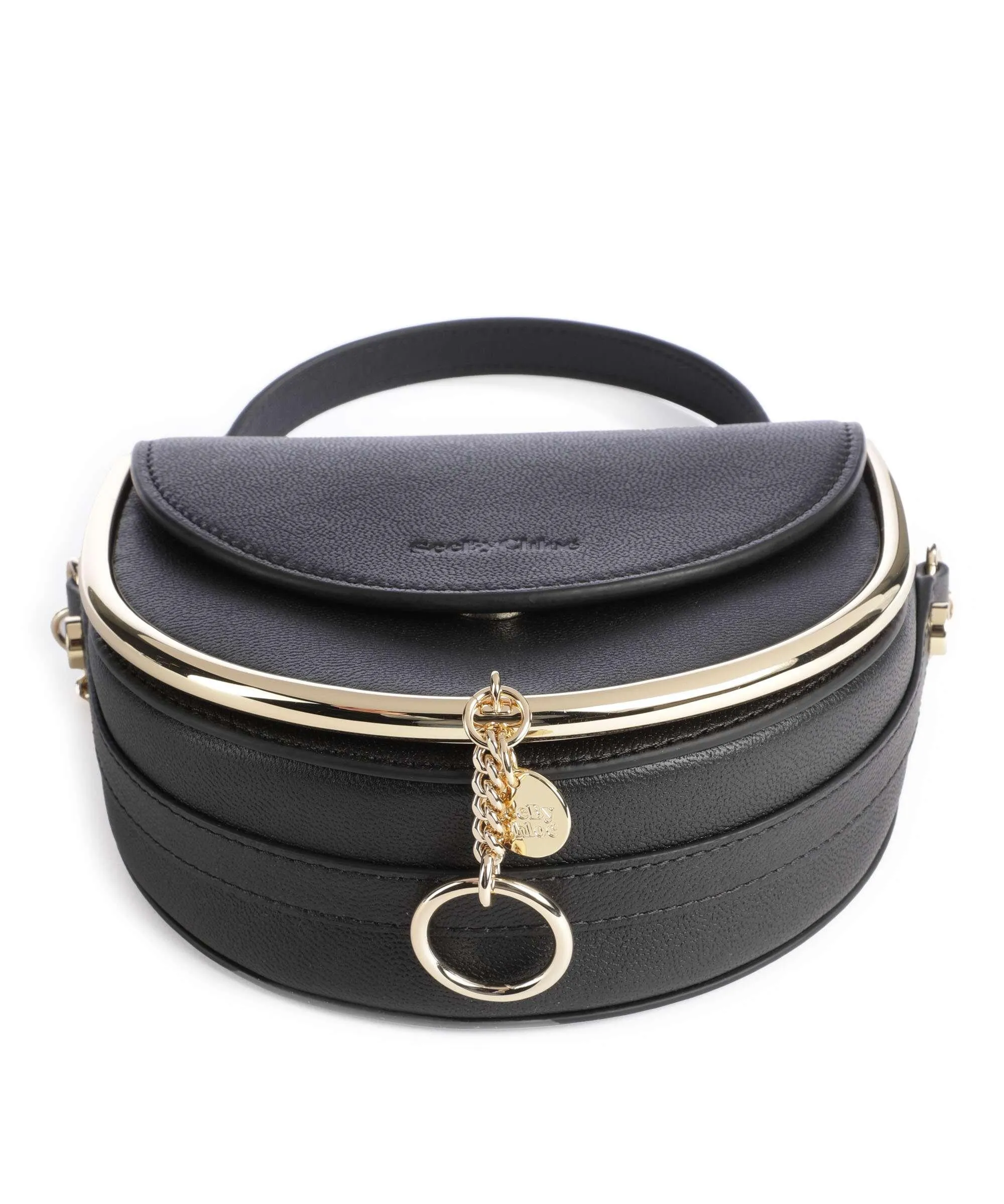  See by Chloé Mara Borsa a tracolla pelle di vacchetta finemente grana nero  