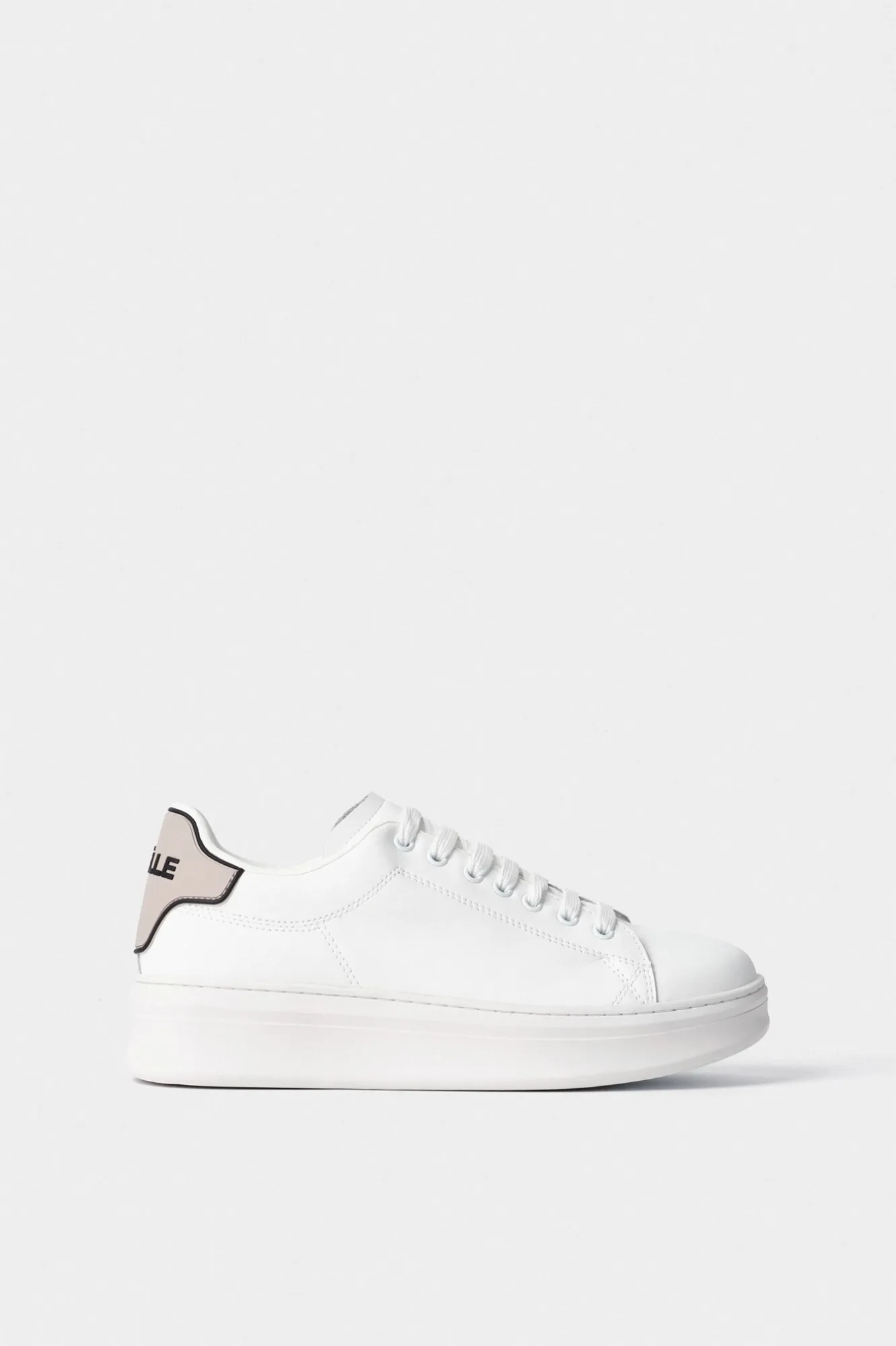 Sneakers Addict In Action Leather Beige Hummus - Gaëlle Paris