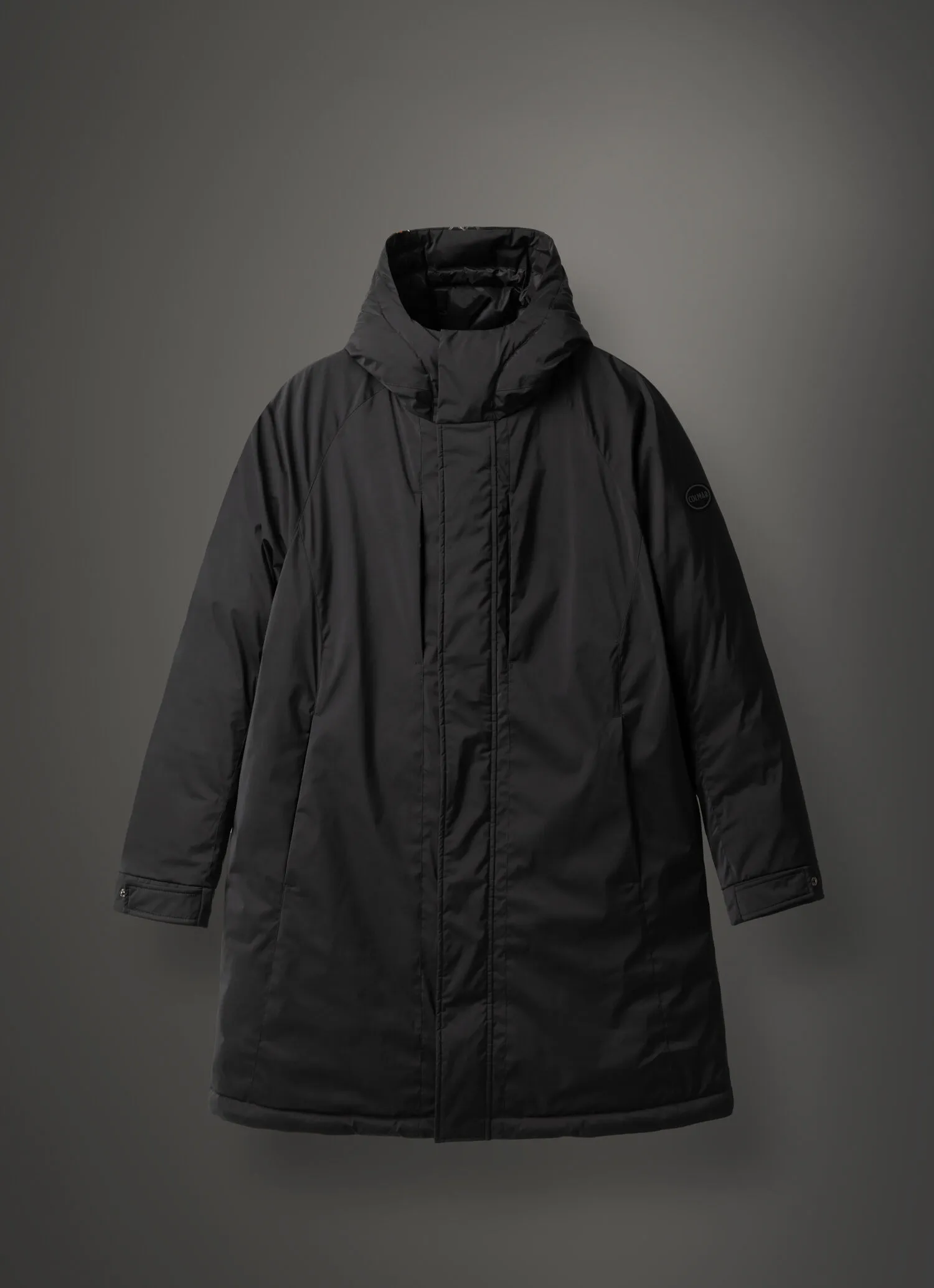 Solid-colour 3-layer fabric parka