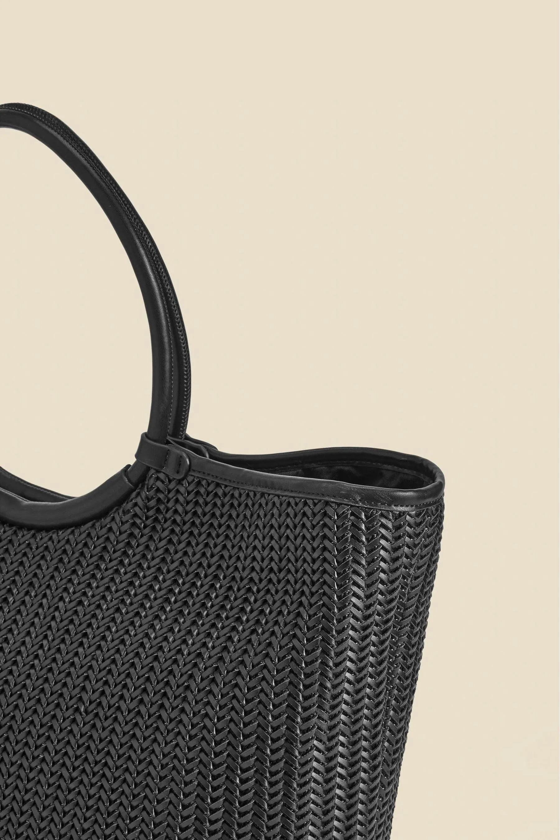 Sosandar - Borsa tote oversize in pelle sintetica intrecciata