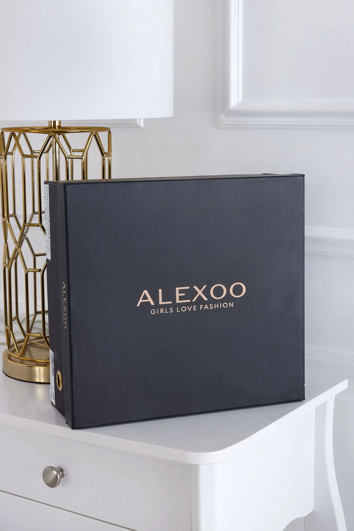 Stivali Alexoo neri camperos con strass
