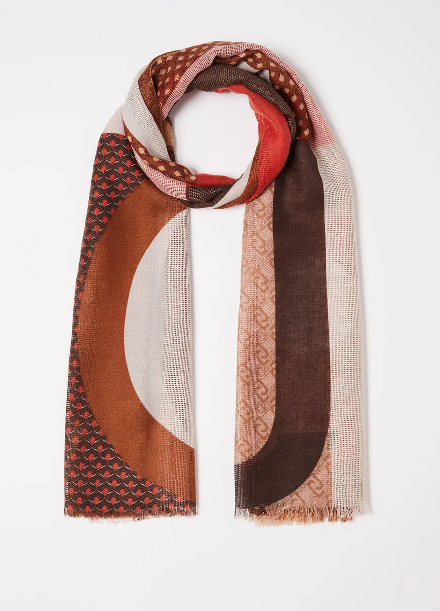 Stole with Liu Jo Print / Beige