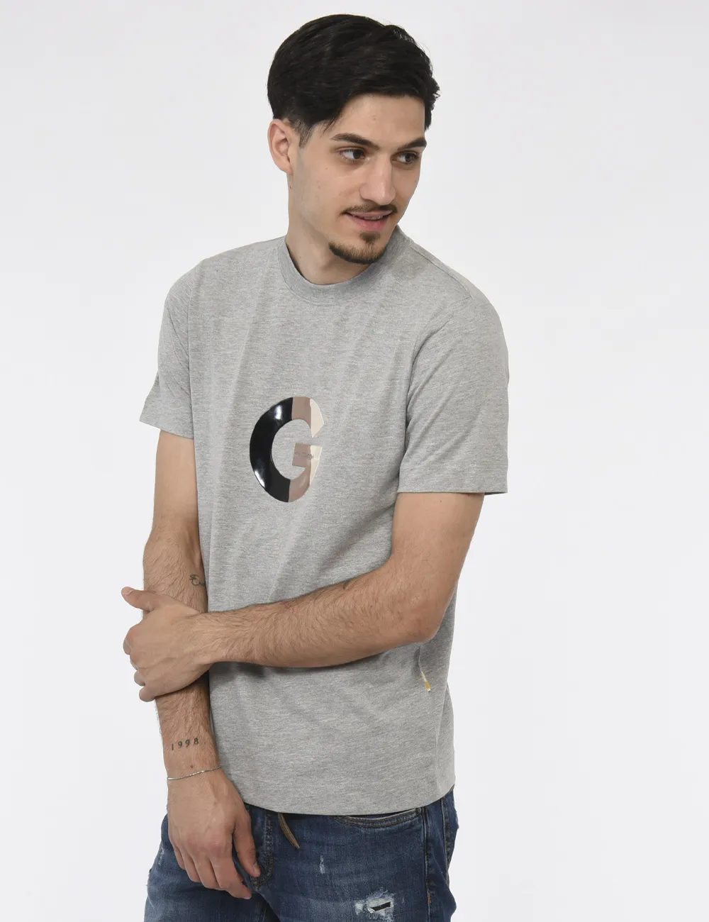 T-shirt Gazzarrini Grigio