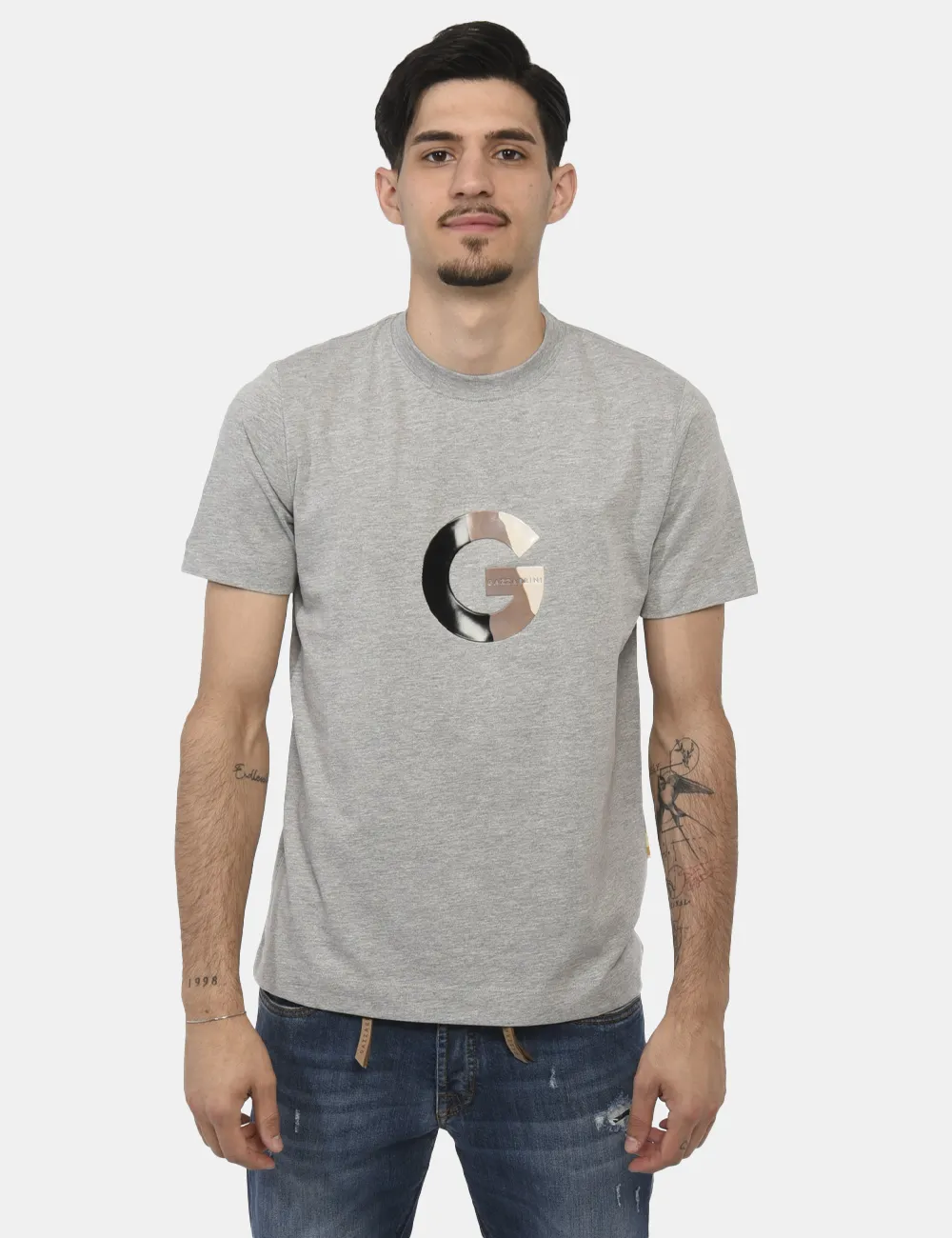 T-shirt Gazzarrini Grigio