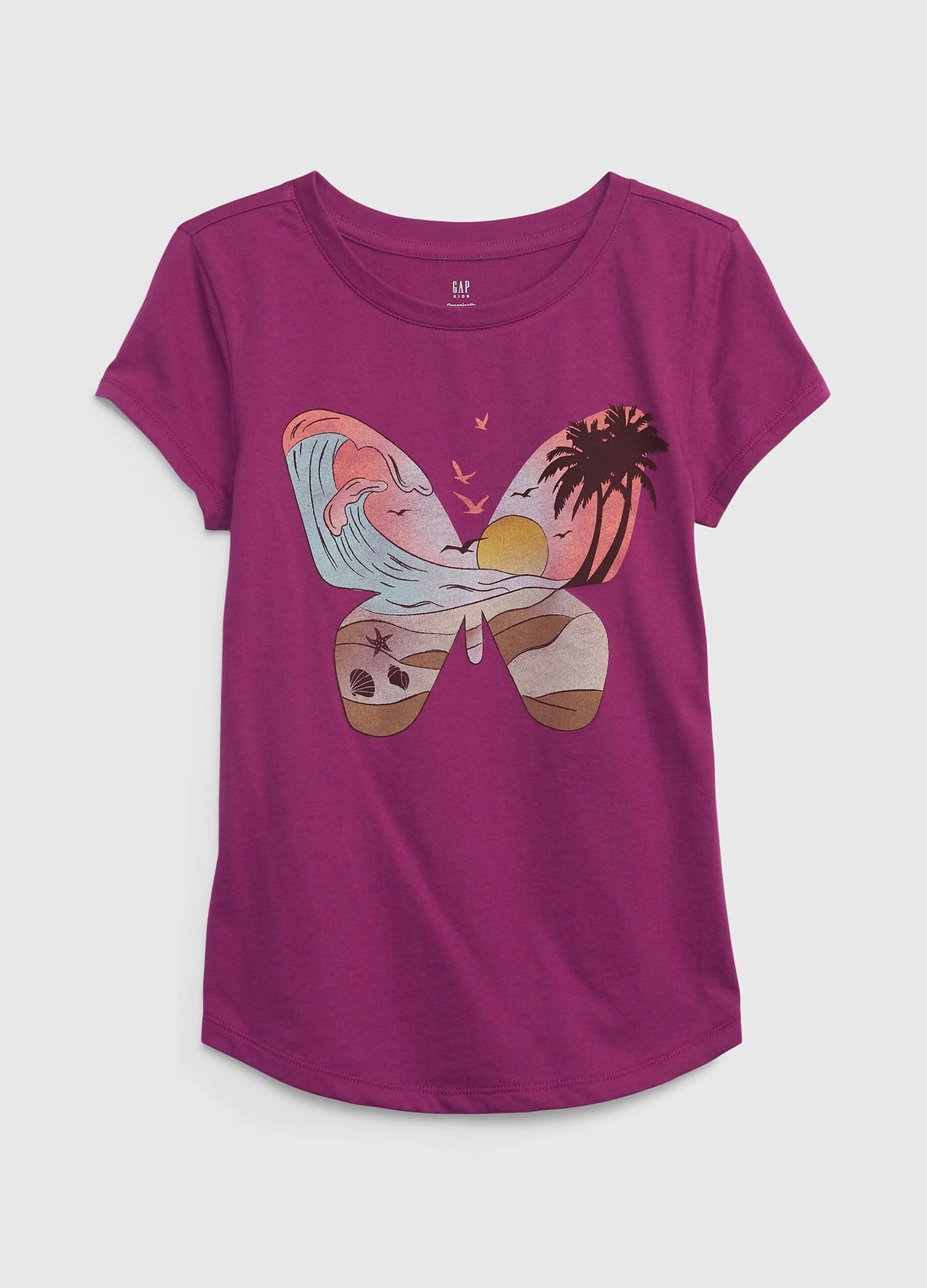 T-shirt in cotone bio con stampa