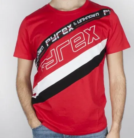 T-SHIRT PYREX UOMO 20EPB40793 ROSSO