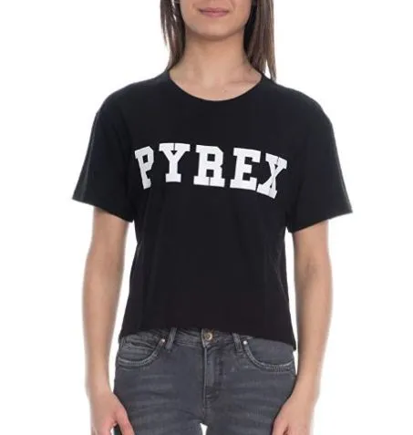 T-SHIRT PYREX WMS 19EPB34222 NERO