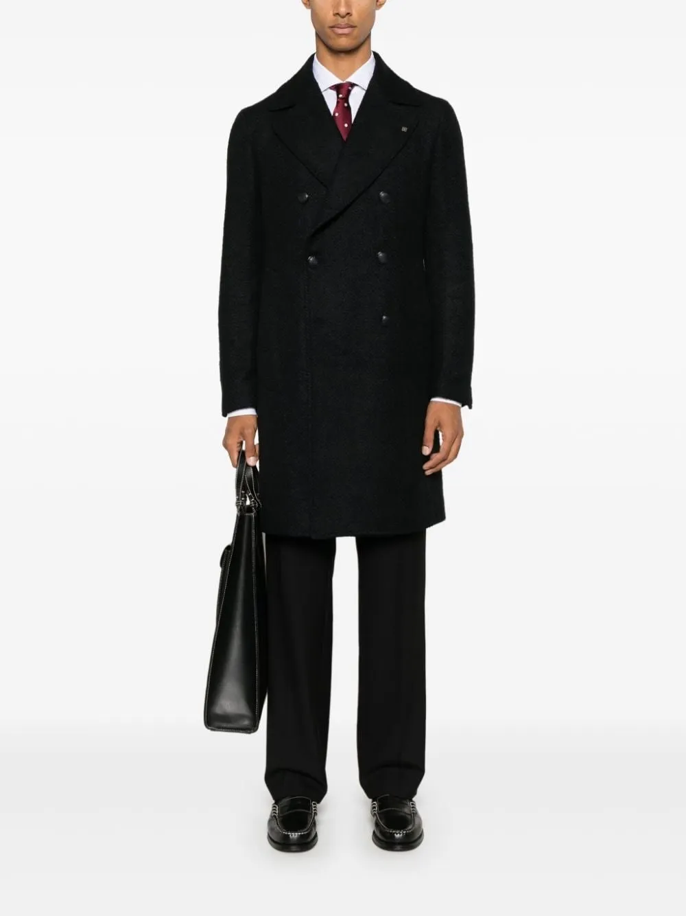 Tagliatore-Cappotto con spilla