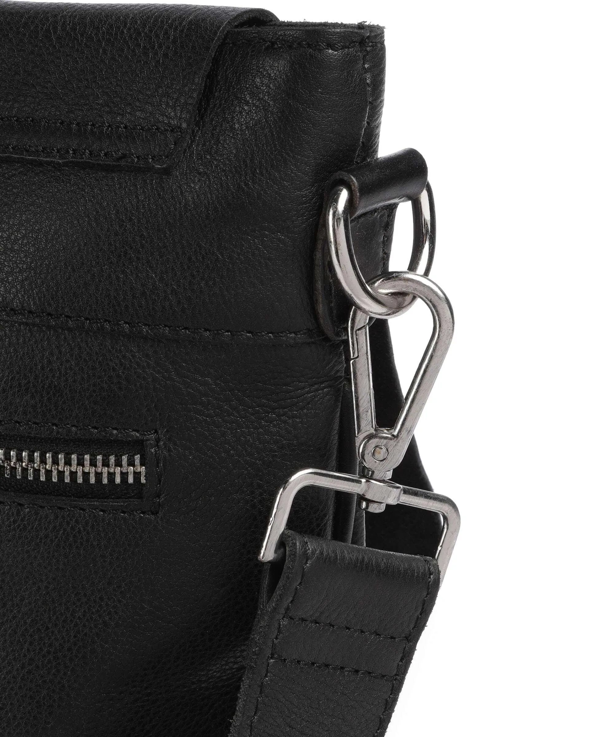  Taschendieb Wien Kohlmarkt 1 Borsa a tracolla pelle di vacchetta finemente grana nero  