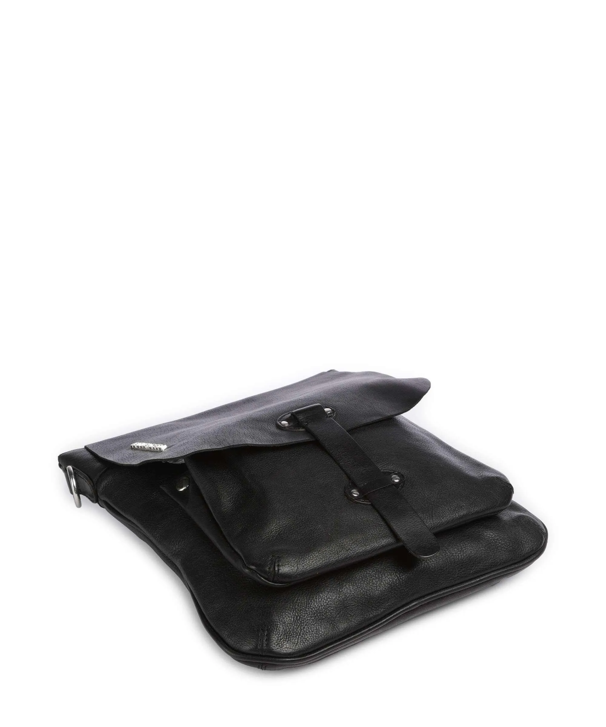  Taschendieb Wien Kohlmarkt 1 Borsa a tracolla pelle di vacchetta finemente grana nero  
