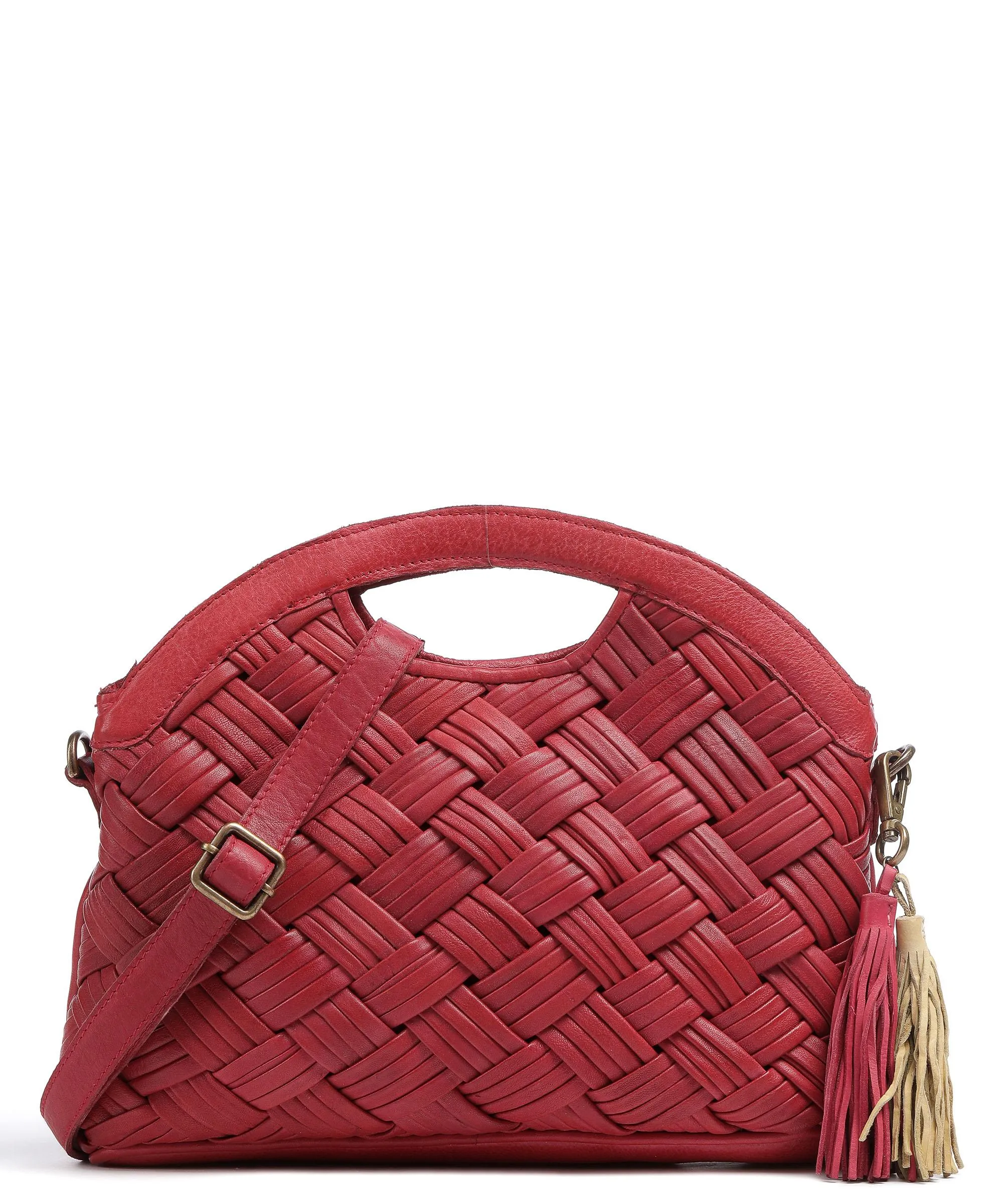  Taschendieb Wien Sommerergasse 1 Borsa a spalla pelle di vacchetta finemente grana pink  