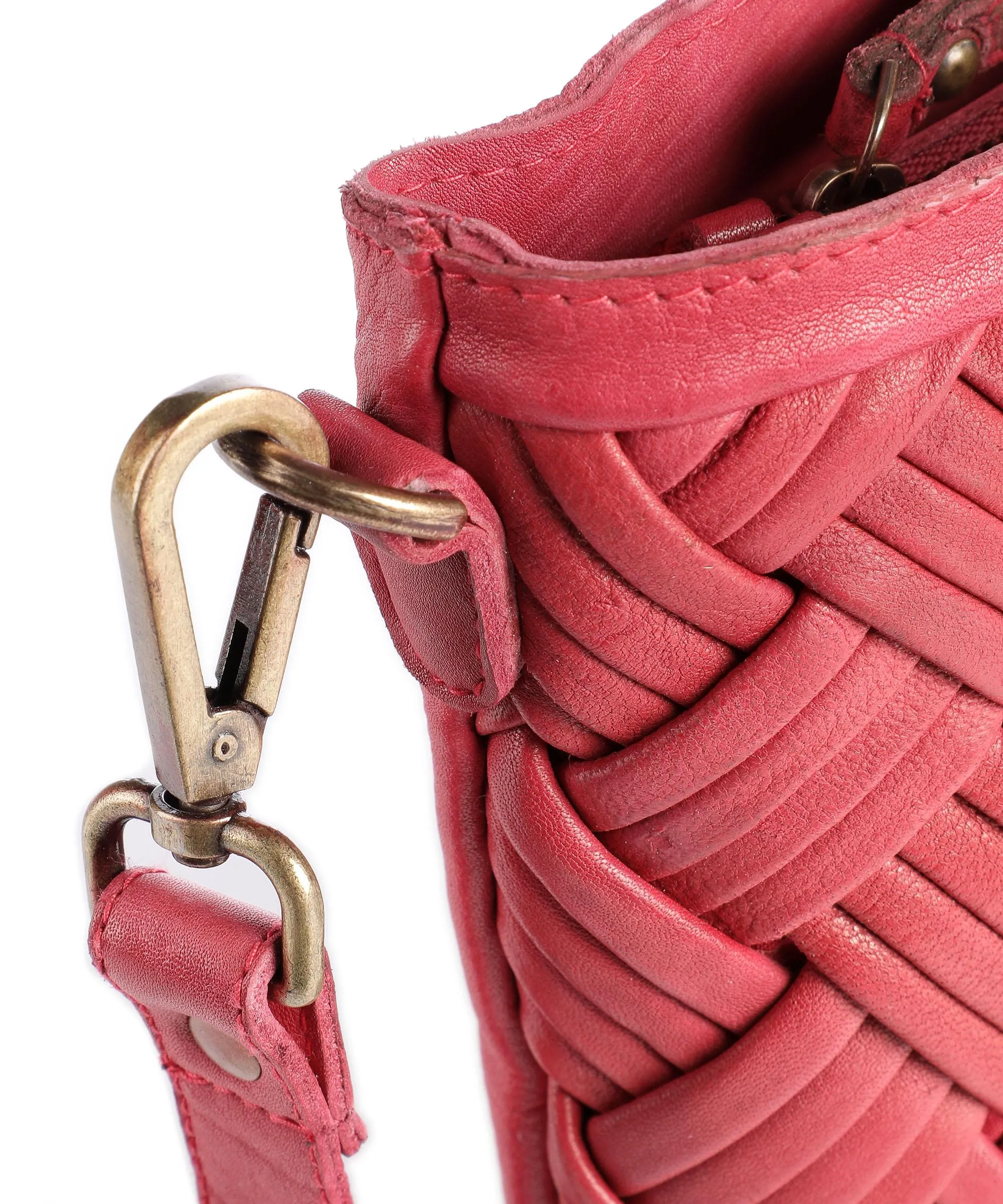  Taschendieb Wien Sommerergasse 3 Borsa a tracolla pelle di vacchetta finemente grana, pelle di pecora pink  
