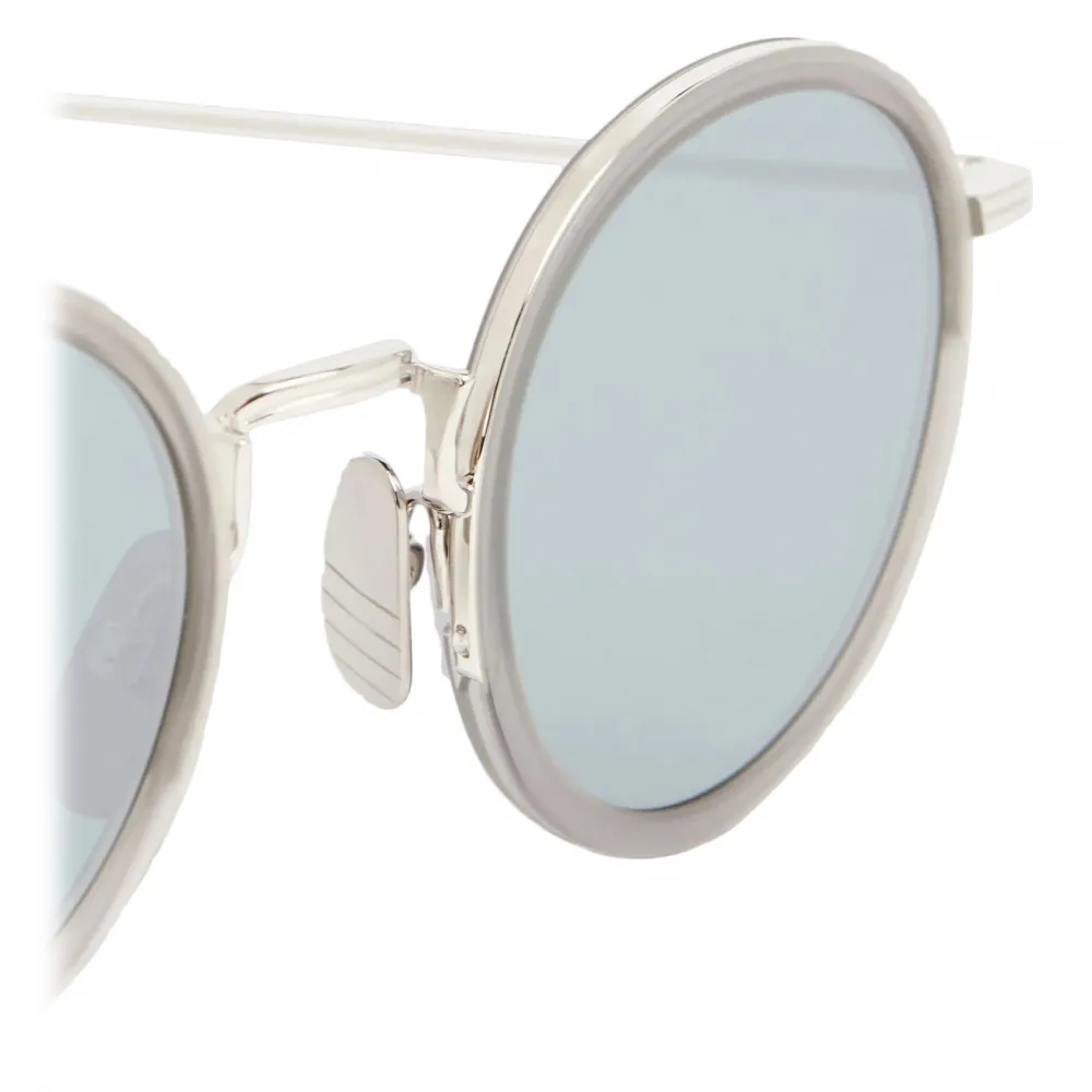 Thom Browne - Occhiali da Sole Rotondi Argento - Thom Browne Eyewear