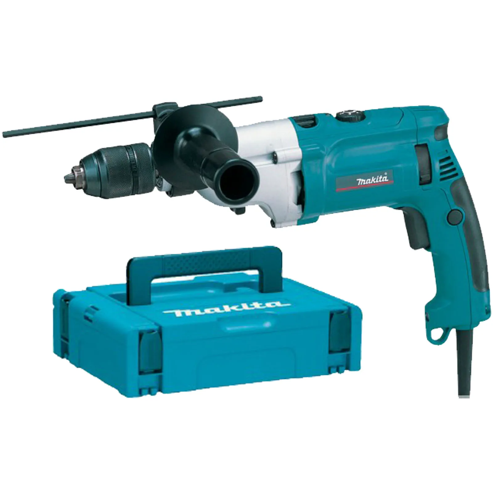 Trapano con Percussione Elettrico MAKITA Mandrino 13mm Potenza 1010 Watt e 2 Velocità modello HP2071FJ