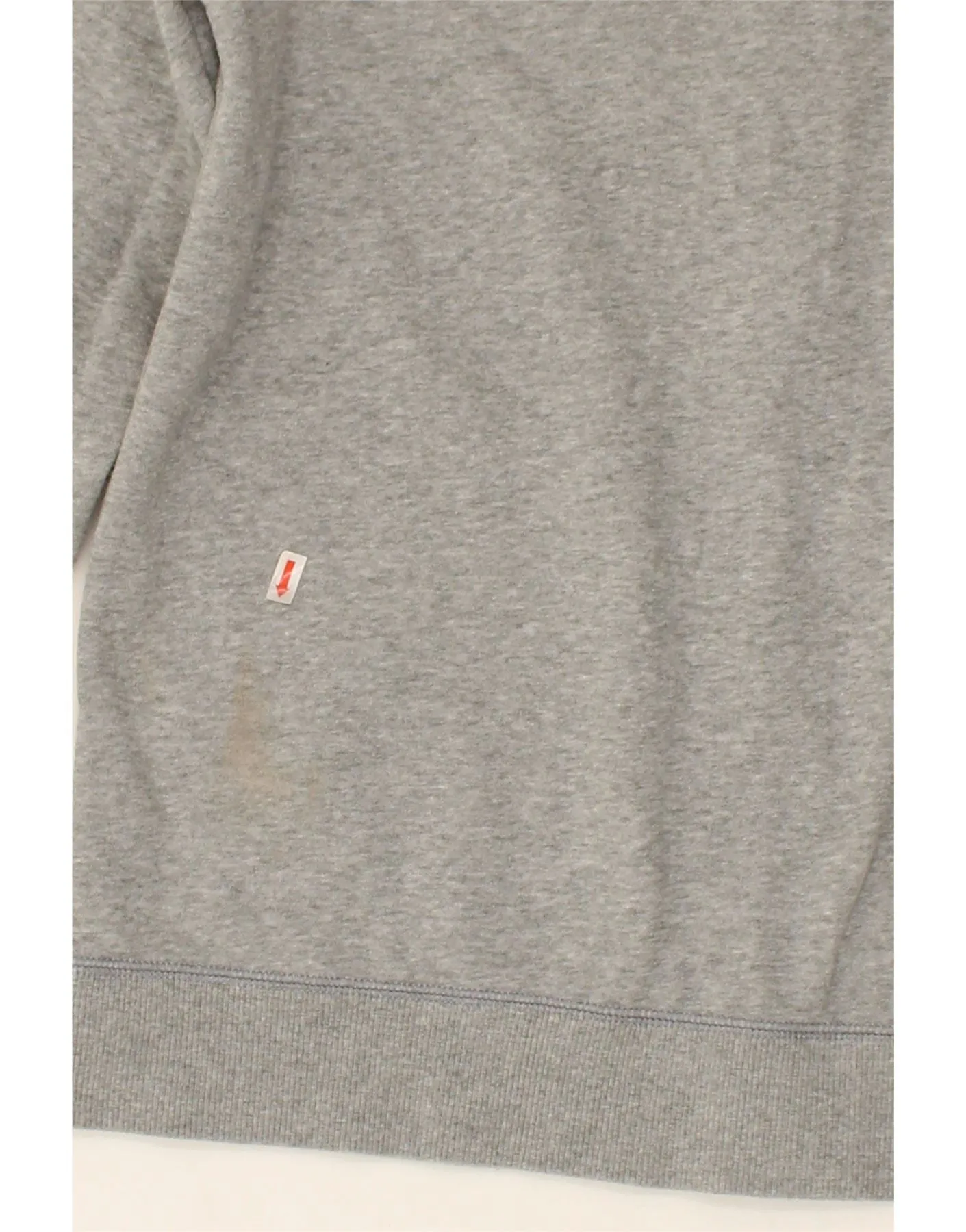 UNDER ARMOUR Mens Zip Hoodie Sweater Medium Grey Cotton