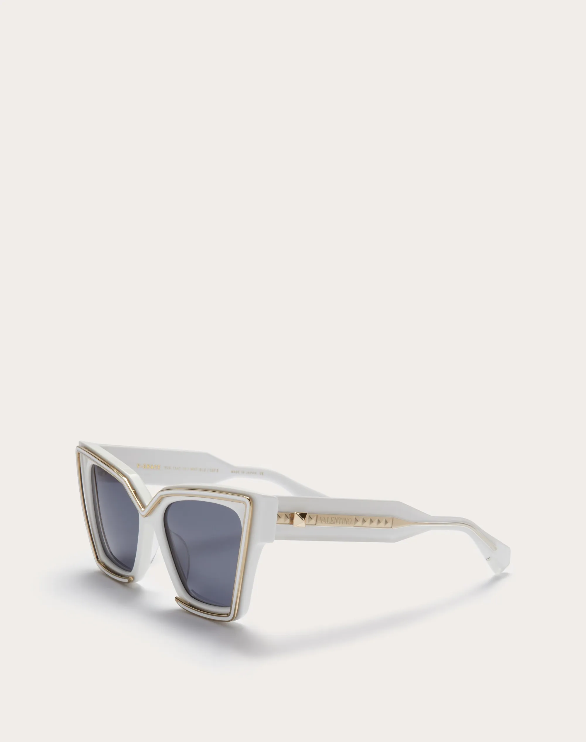 V - GRACE OCCHIALE CAT-EYE OVERSIZE IN ACETATO CON DETTAGLI IN TITANIO